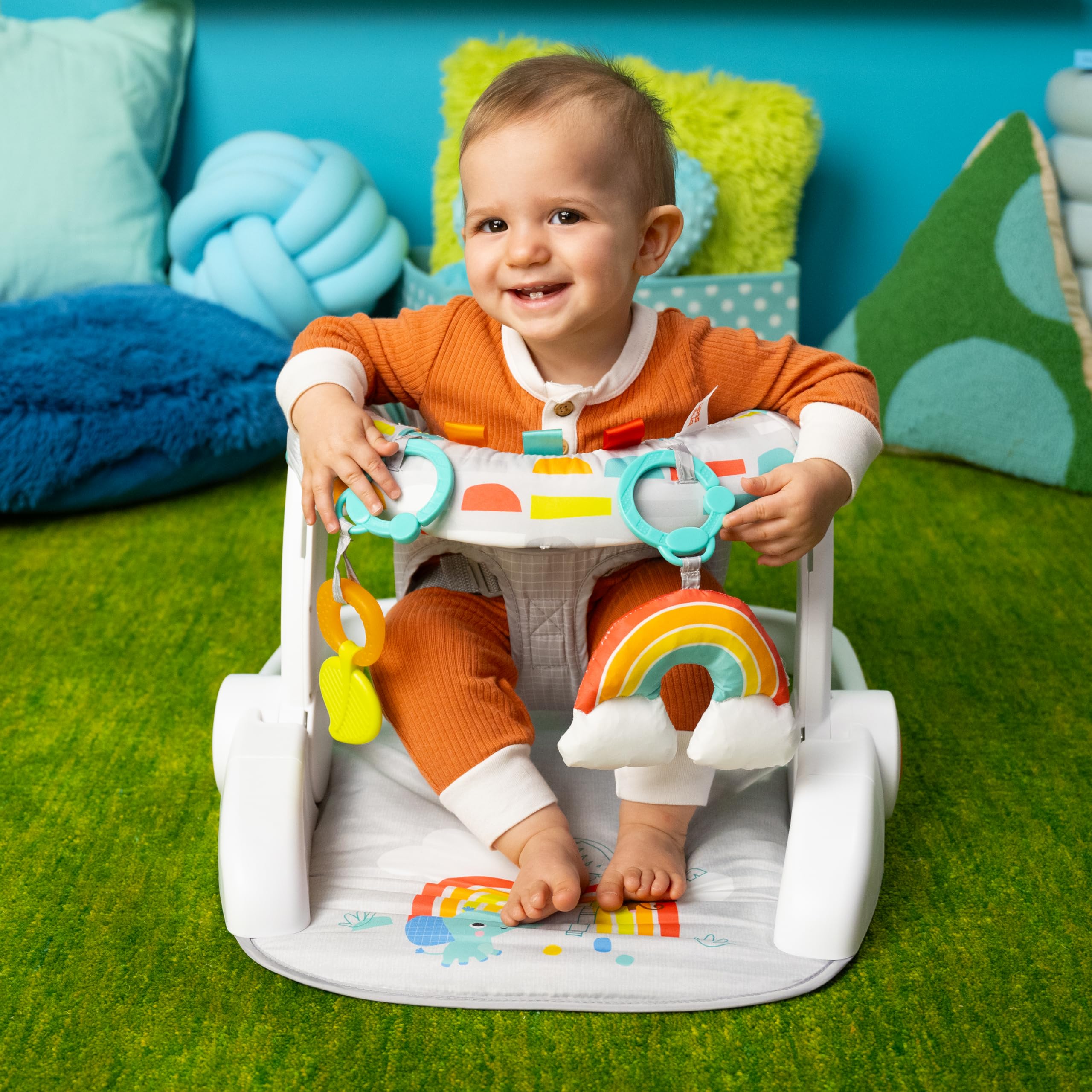 Learn-to-Sit Baby Floor Seat, 2-Positions Grow with Infant