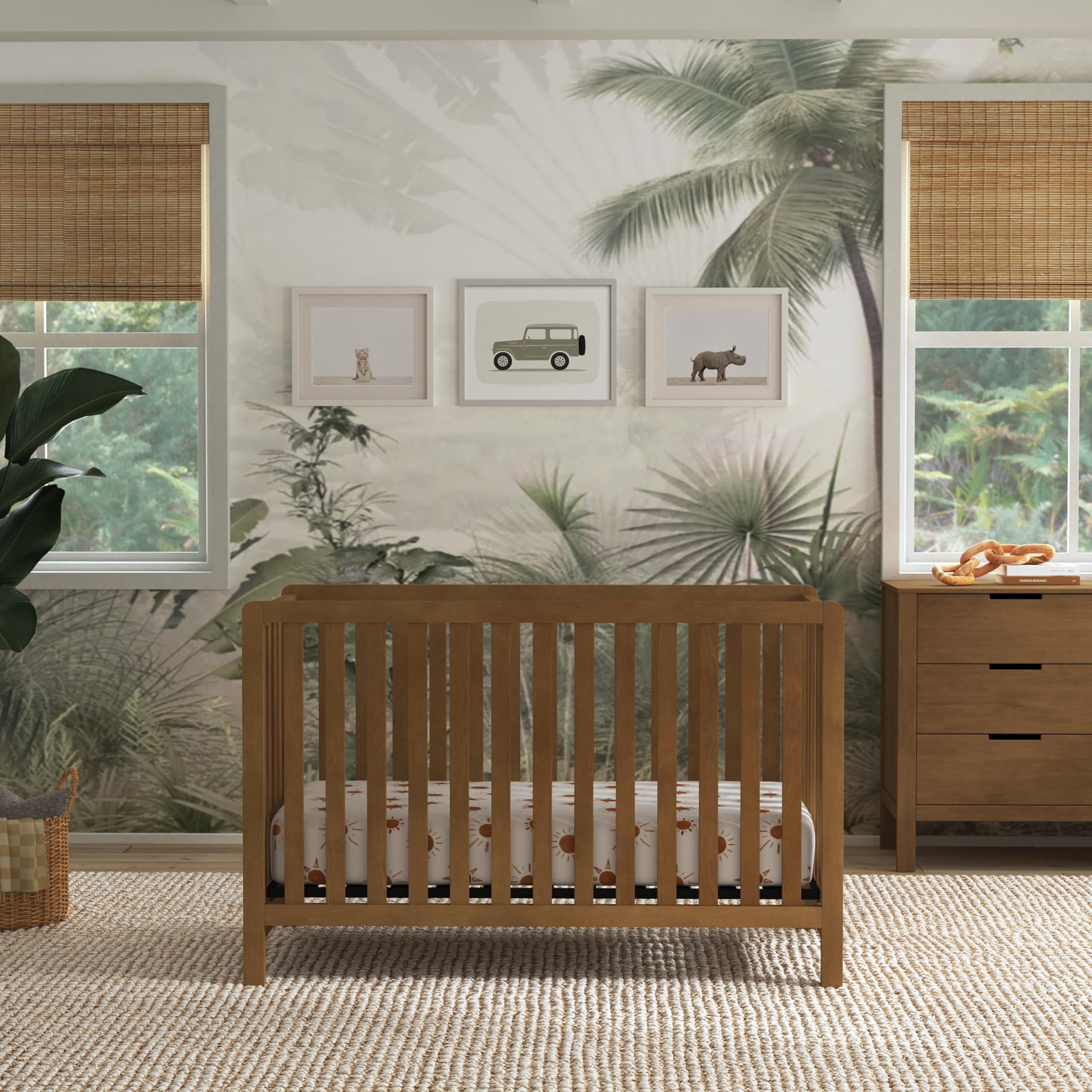 Colby 4-in-1 Baby Crib Convertible to Toddler Bed, Daybed