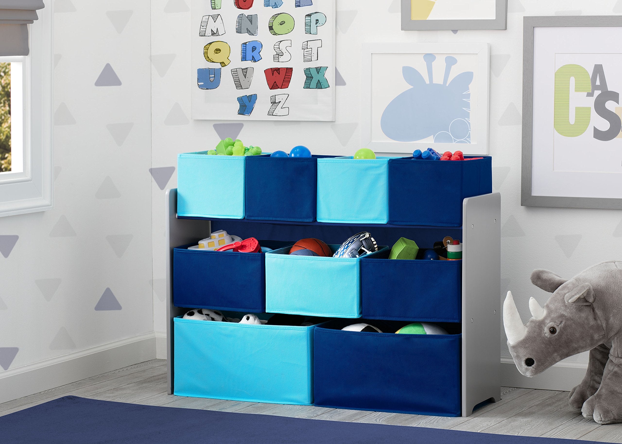 Deluxe Multi-Bin Toy Organizer with Storage Bins - Greenguard Gold Certified