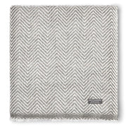 Luxurious XXL 100% Pure Cashmere Blanket Oversized Grey Throw Blanket
