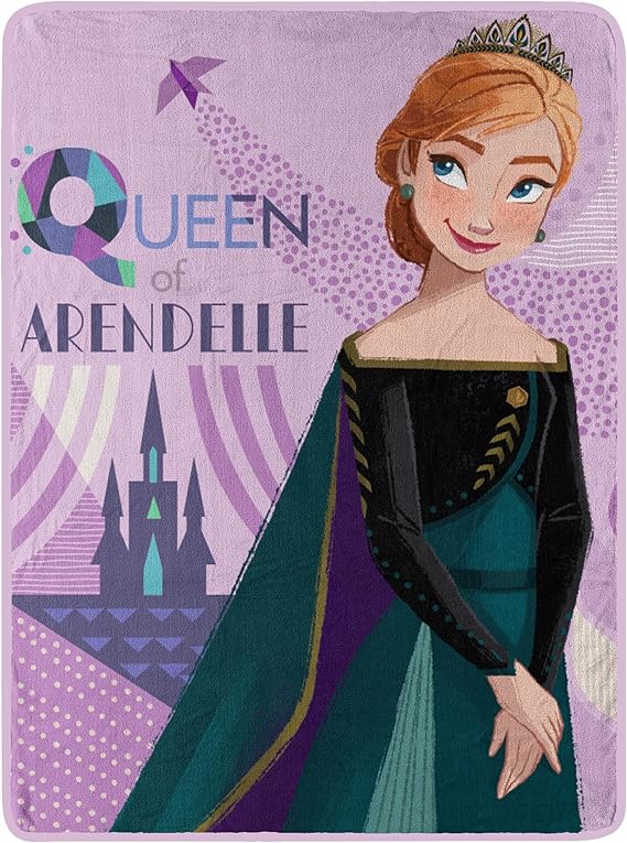 Frozen Micro Raschel Throw Blanket, 46" x 60", New Family
