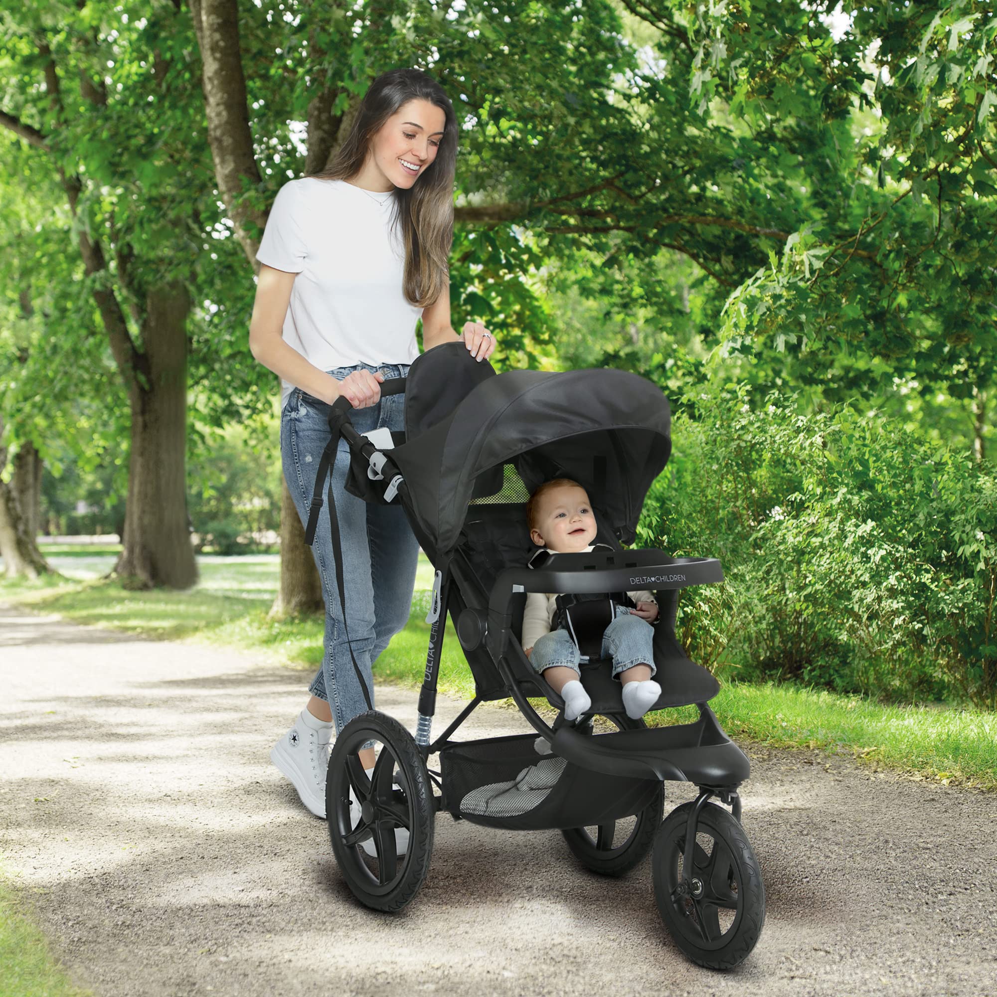 Apollo Jogging Stroller - Shock Absorbing Frame with Large