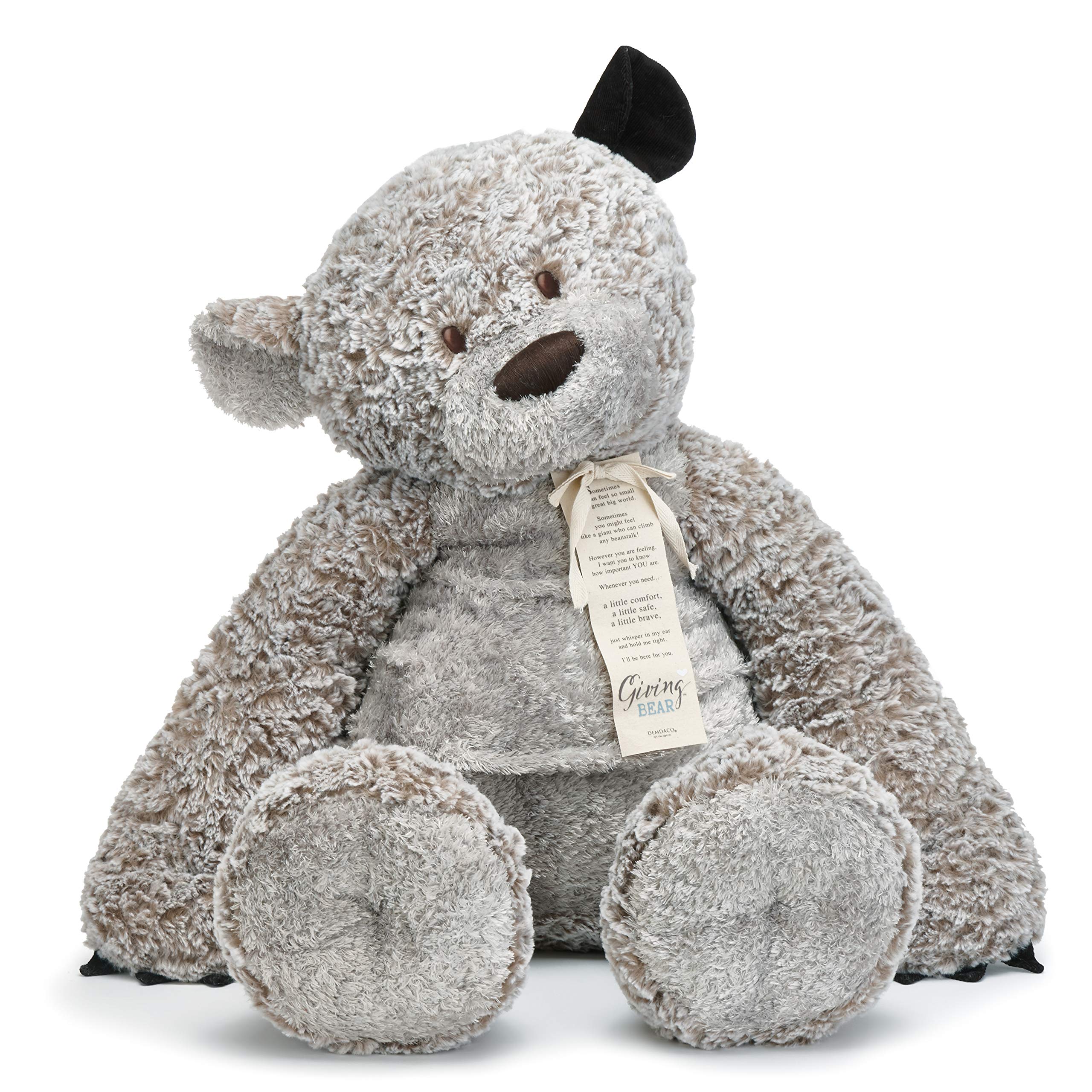 Jumbo 36 inch Giving Bear with Corduroy Ear Children's Plush Stuffed Animal Toy