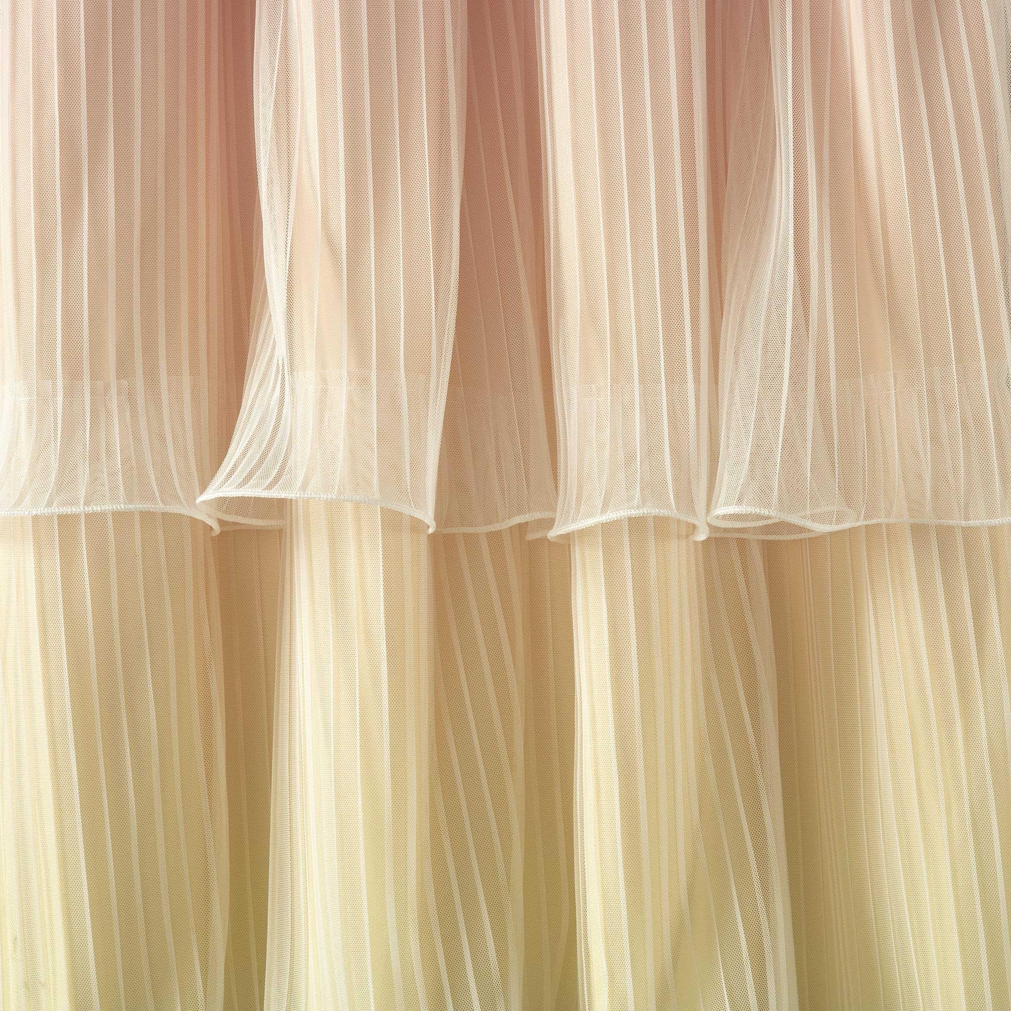 Rainbow Ombre Nerina Window Curtain Panel Pair, 36" W x 84" L, Rainbow