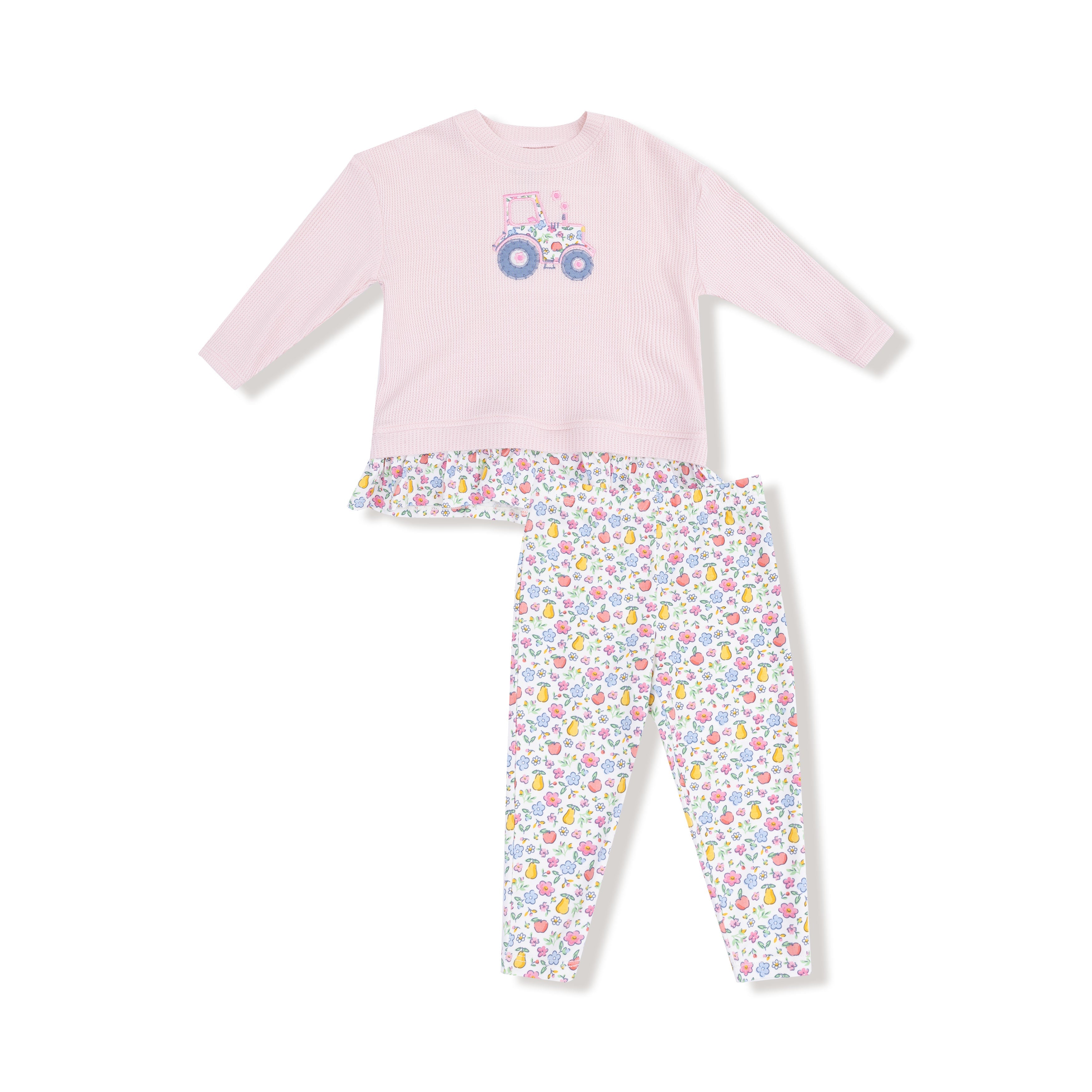 Fall Fruit Floral - Ruffle Top with Bamboo Legging