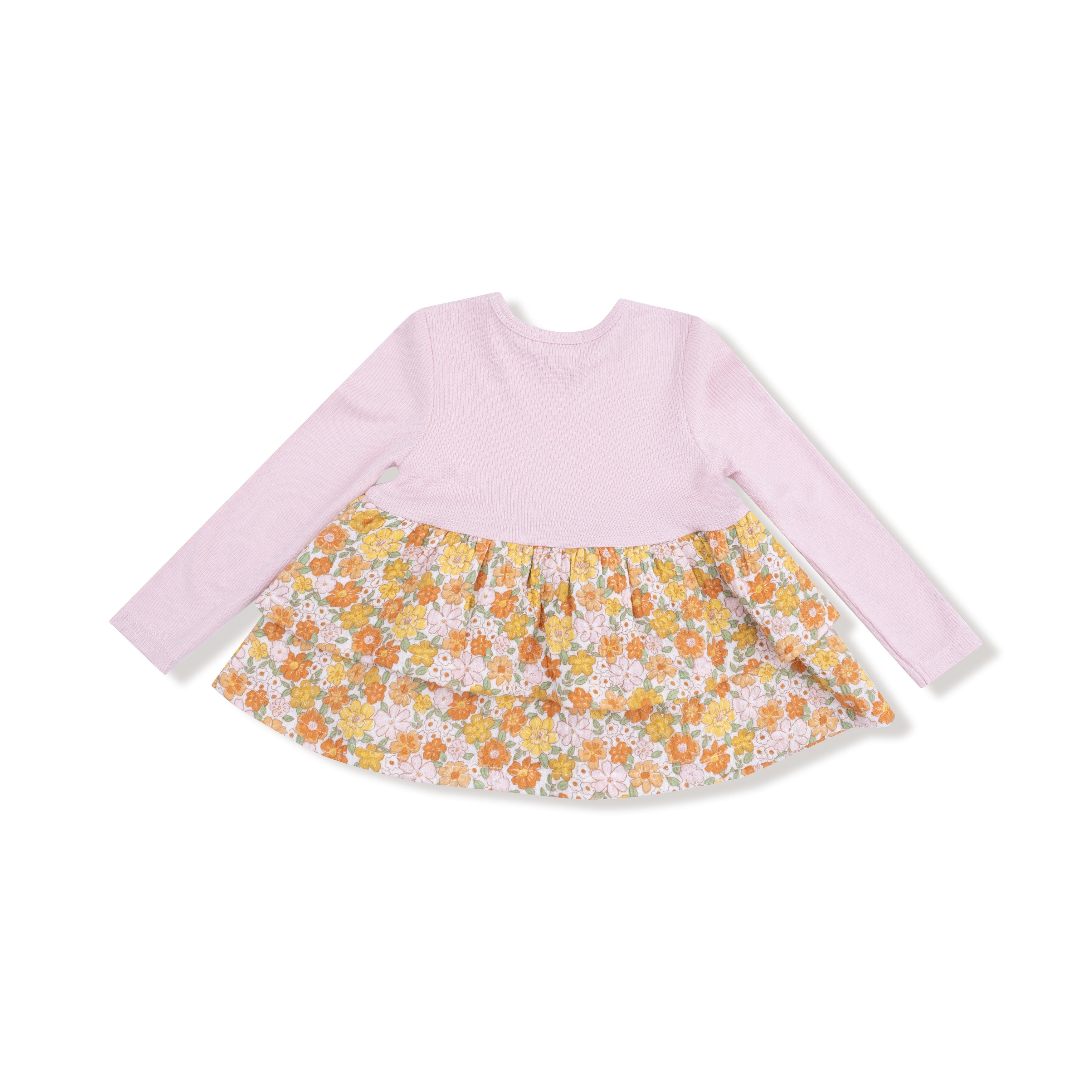 Sweet Amber Floral - Long Sleeve Knit Top with Legging Set