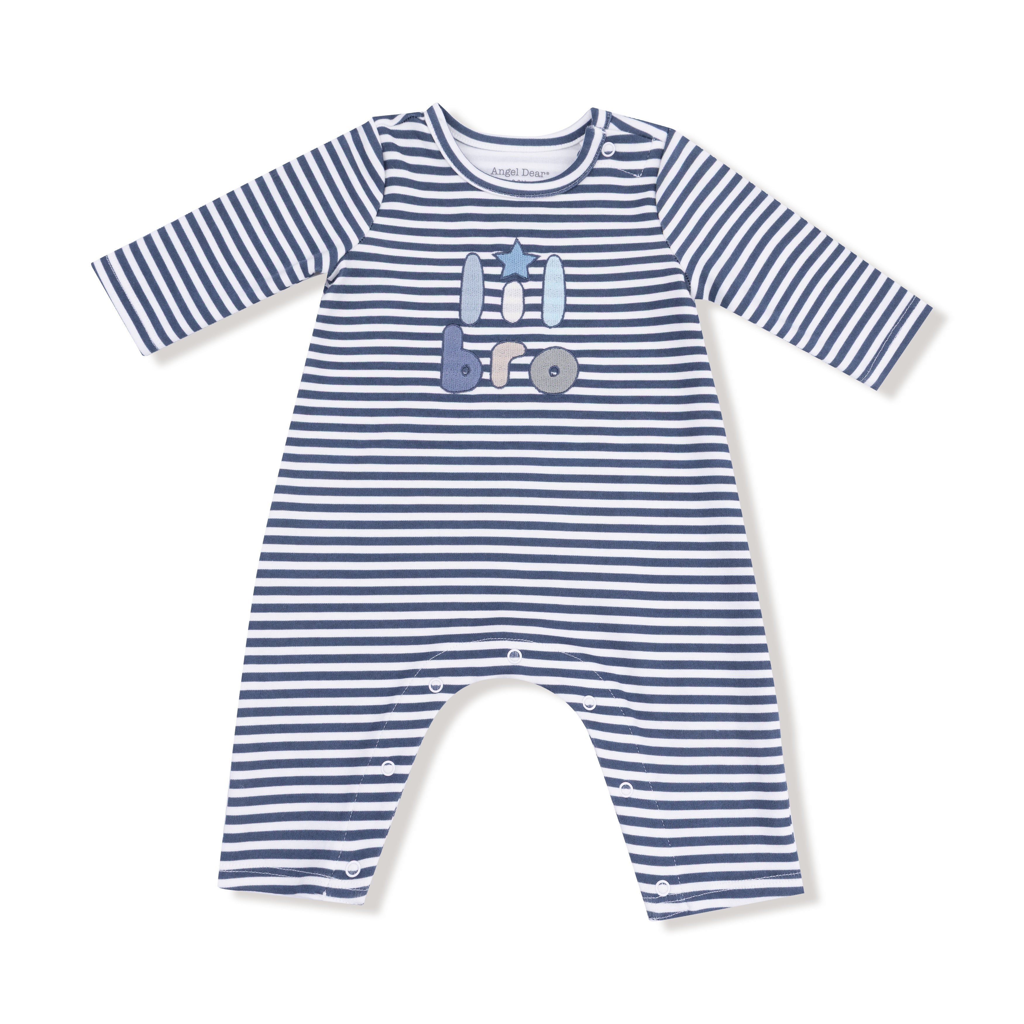 Lil Bro - Long Sleeve Snap Shoulder Romper