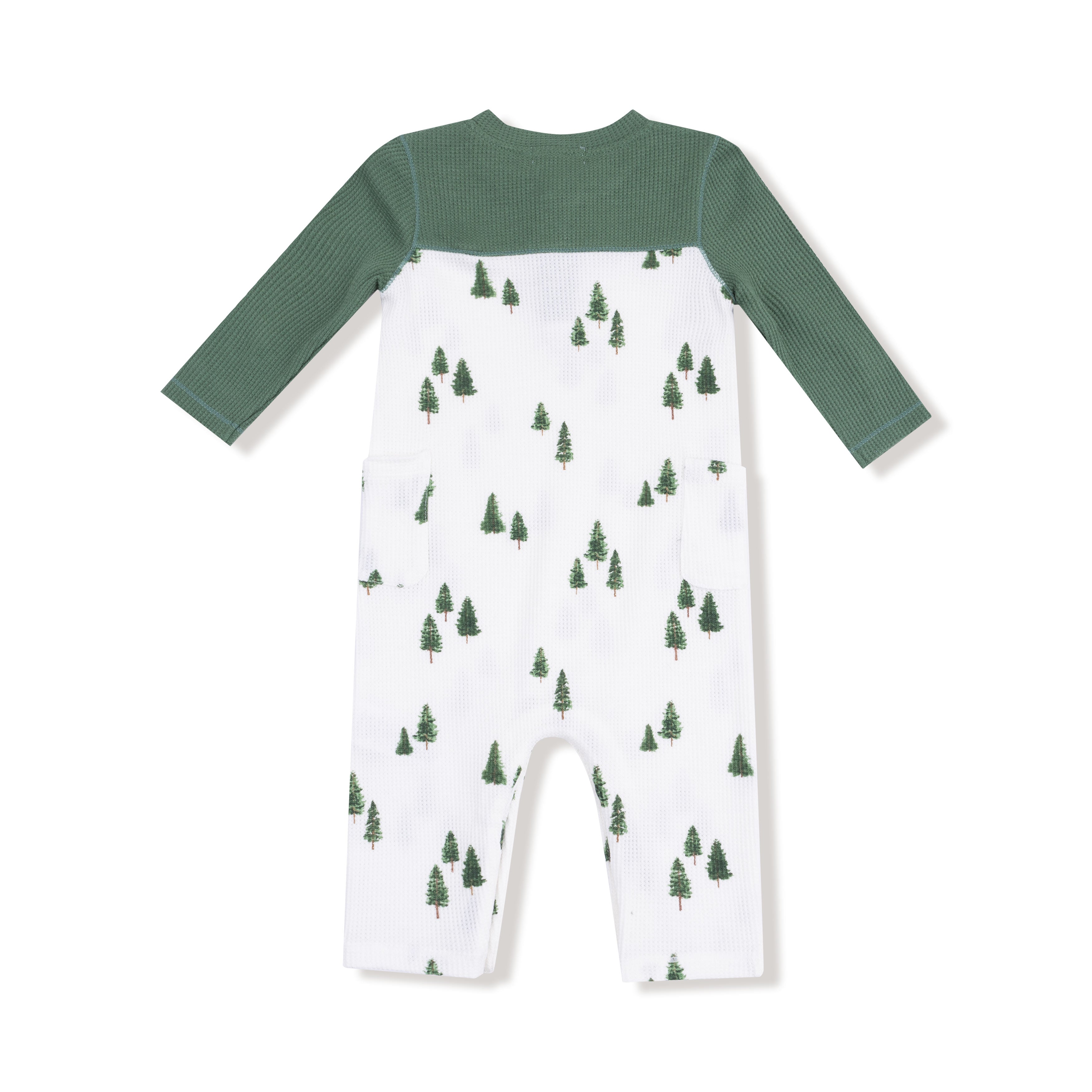 Tiny Forest - Romper with Contrast Sleeves