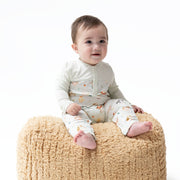 Baby Farm Faces - Romper with Contrast Sleeves