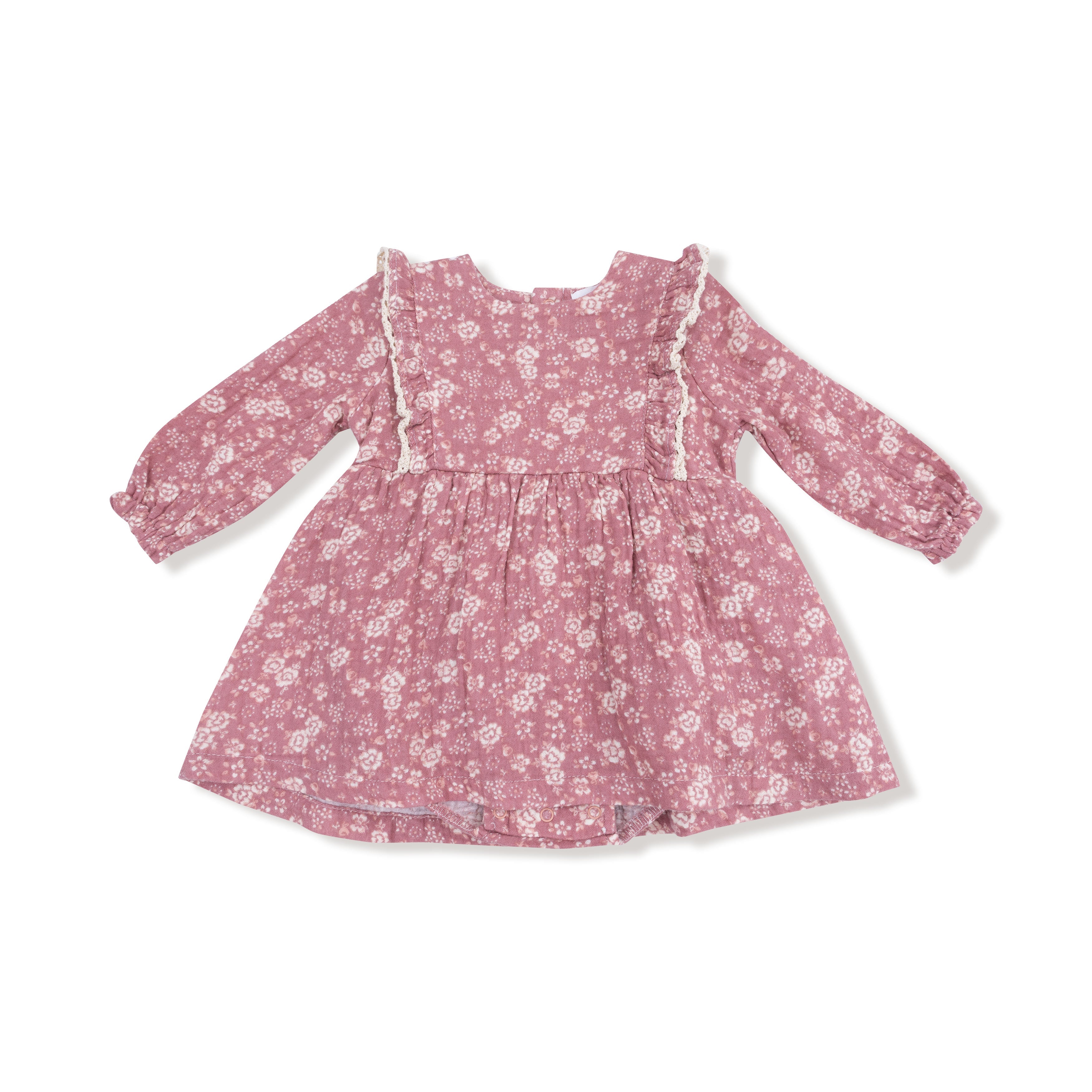 Bandana Floral - Ruffle Long Sleeve Bubble with Skirt