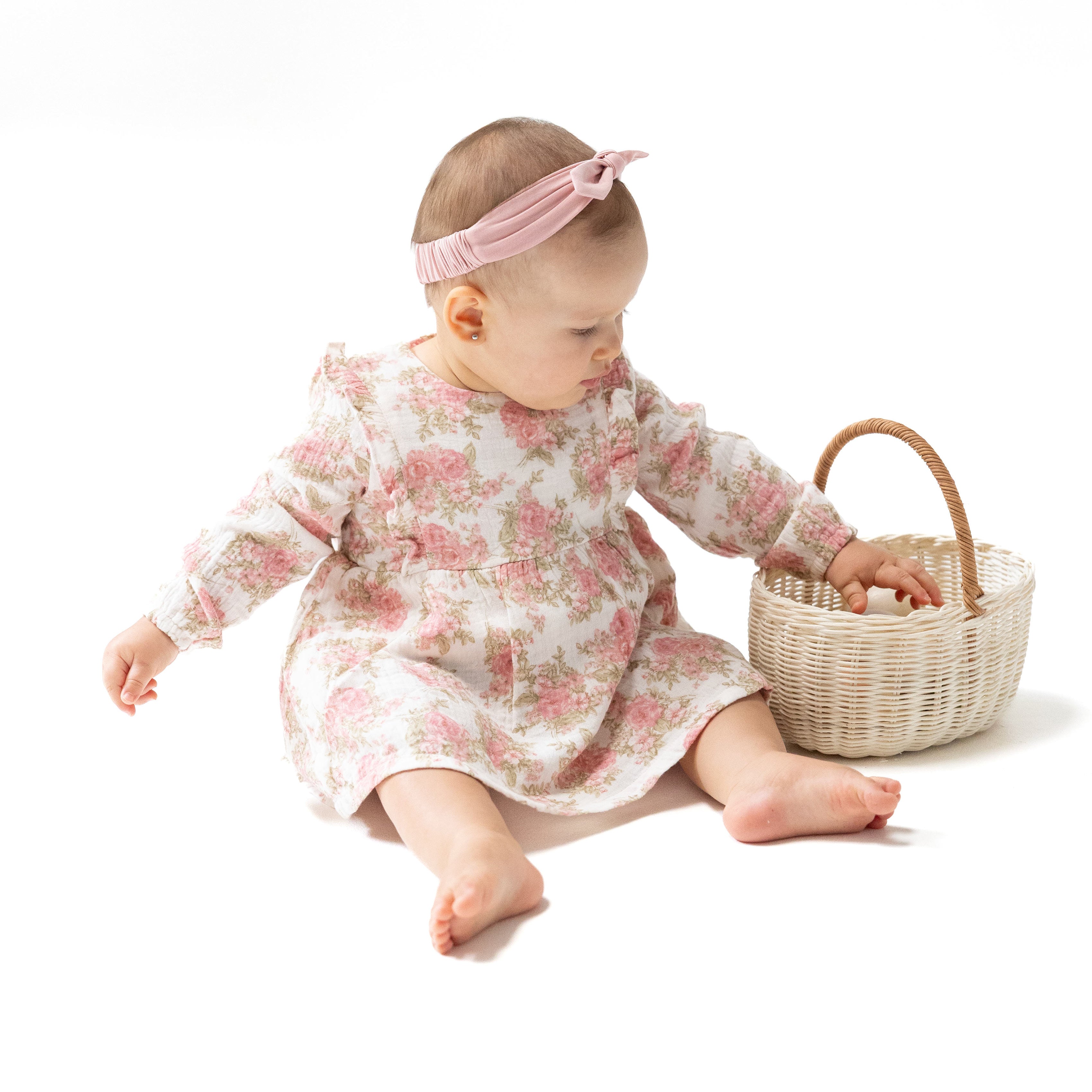 Heirloom Bouquets - Ruffle Long Sleeve Bubble with Skirt