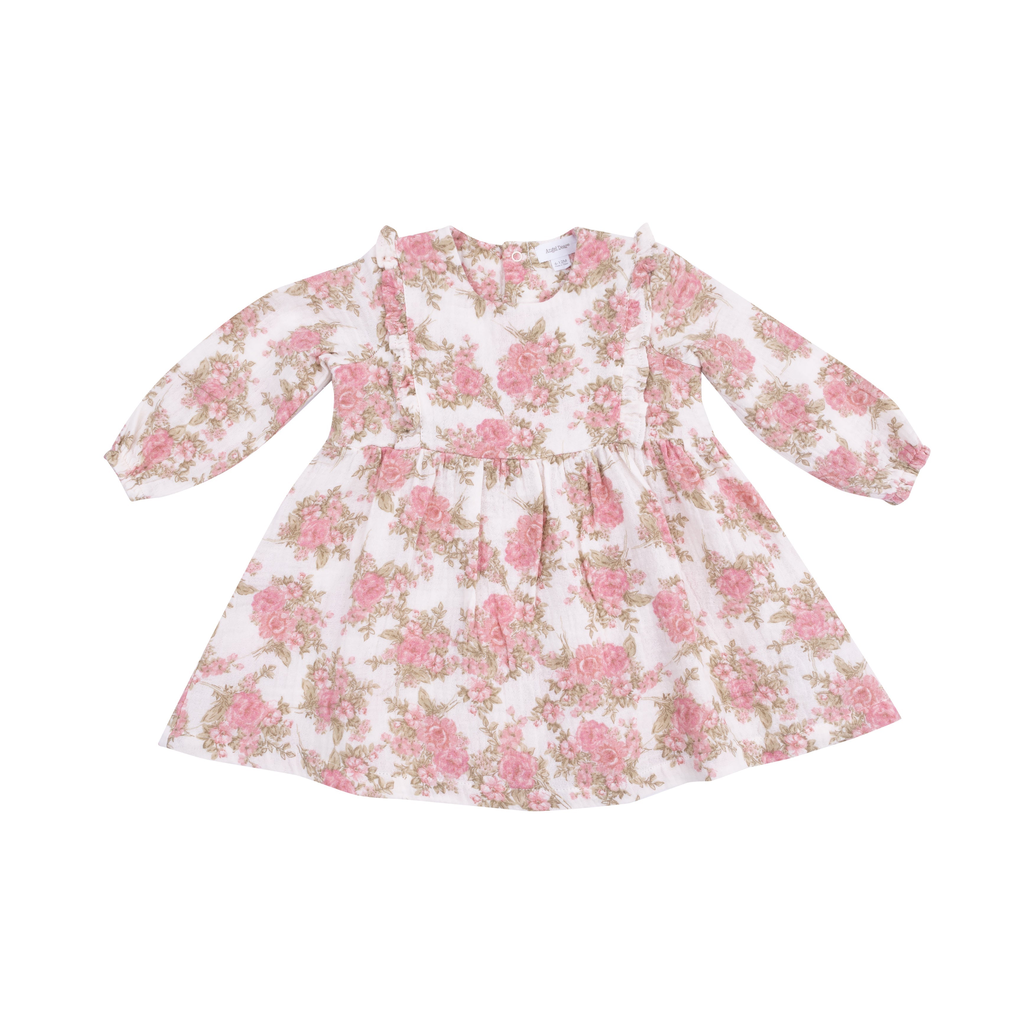 Heirloom Bouquets - Ruffle Long Sleeve Dress and Ribbed Legging