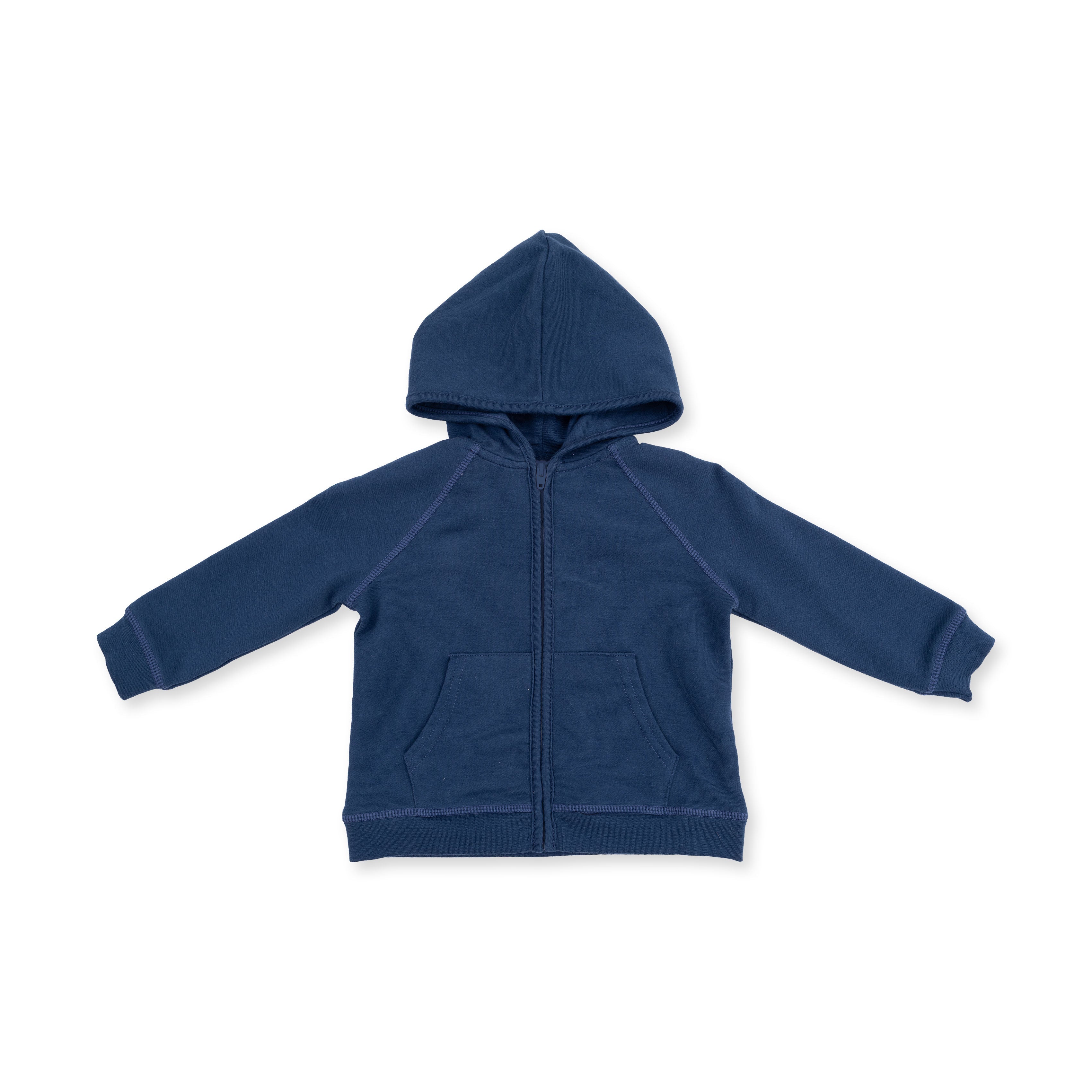 Solid Insignia Blue - Zip Hoodie