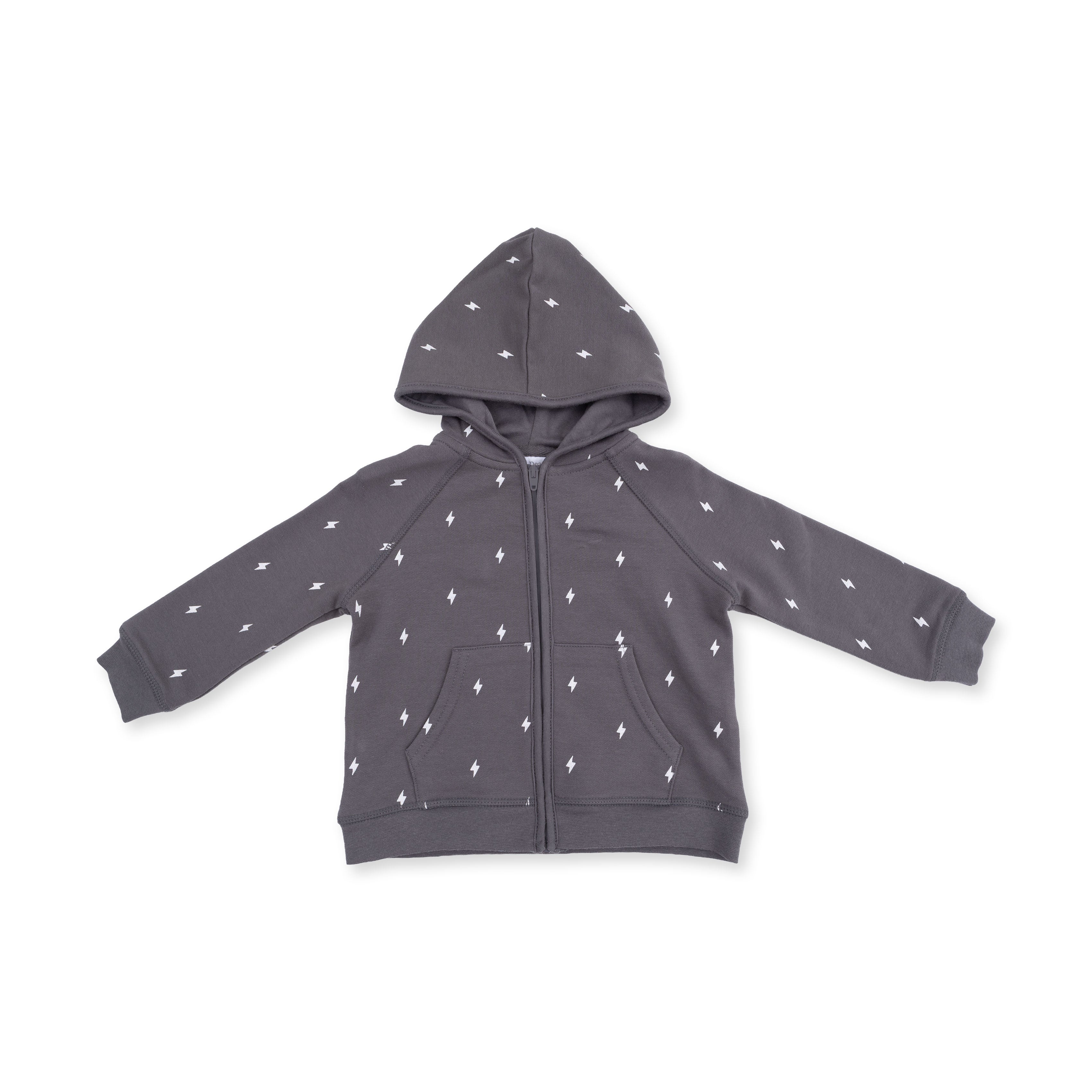 Lightning Bolt French Terry - Zip Hoodie