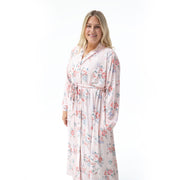 Painterly Rose Bouquets - Adult Long Robe