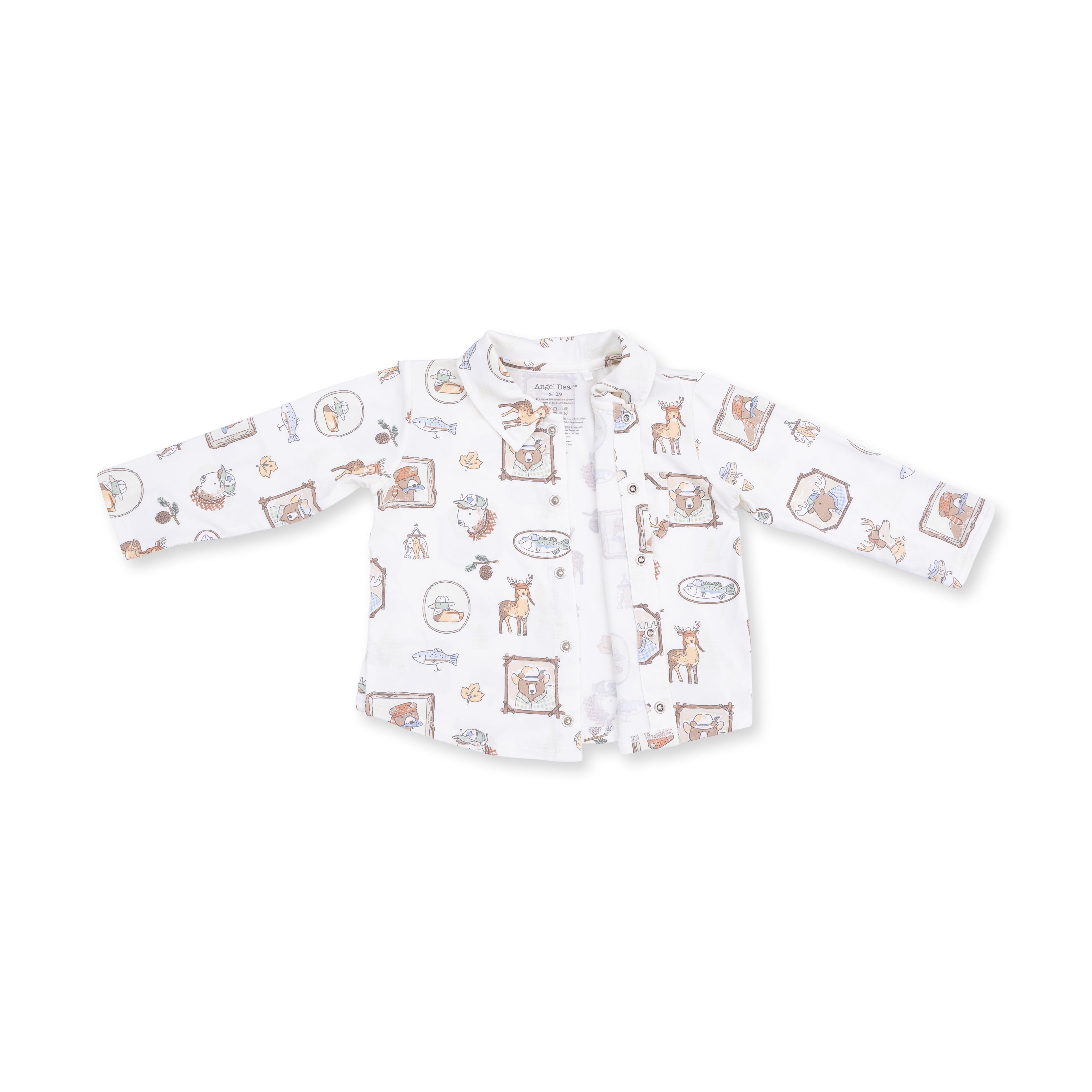 Woodson's Family Cabin - Long Sleeve Polo Button Up