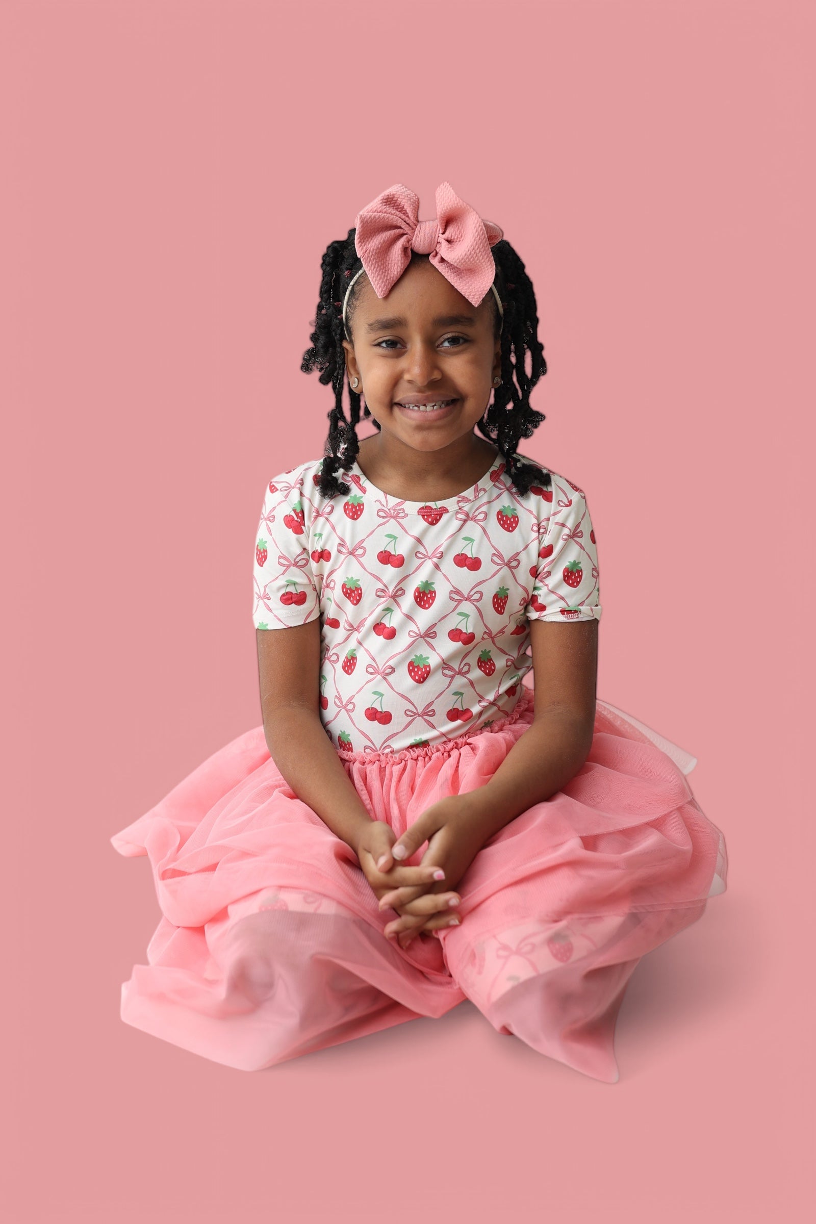 CHERRY BOW BERRY DREAM TUTU DRESS