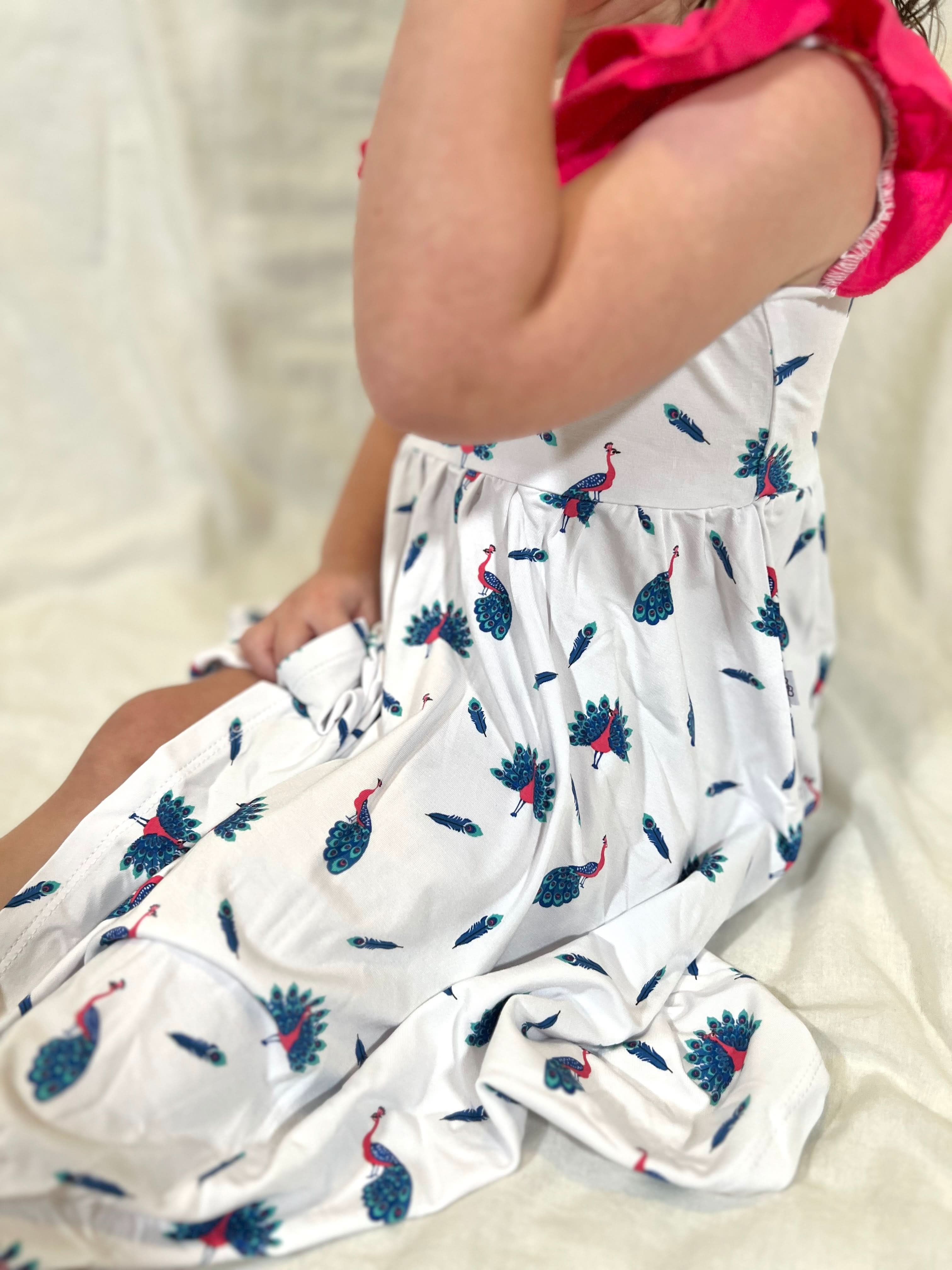 Peacock | Toddler Flutter Dress