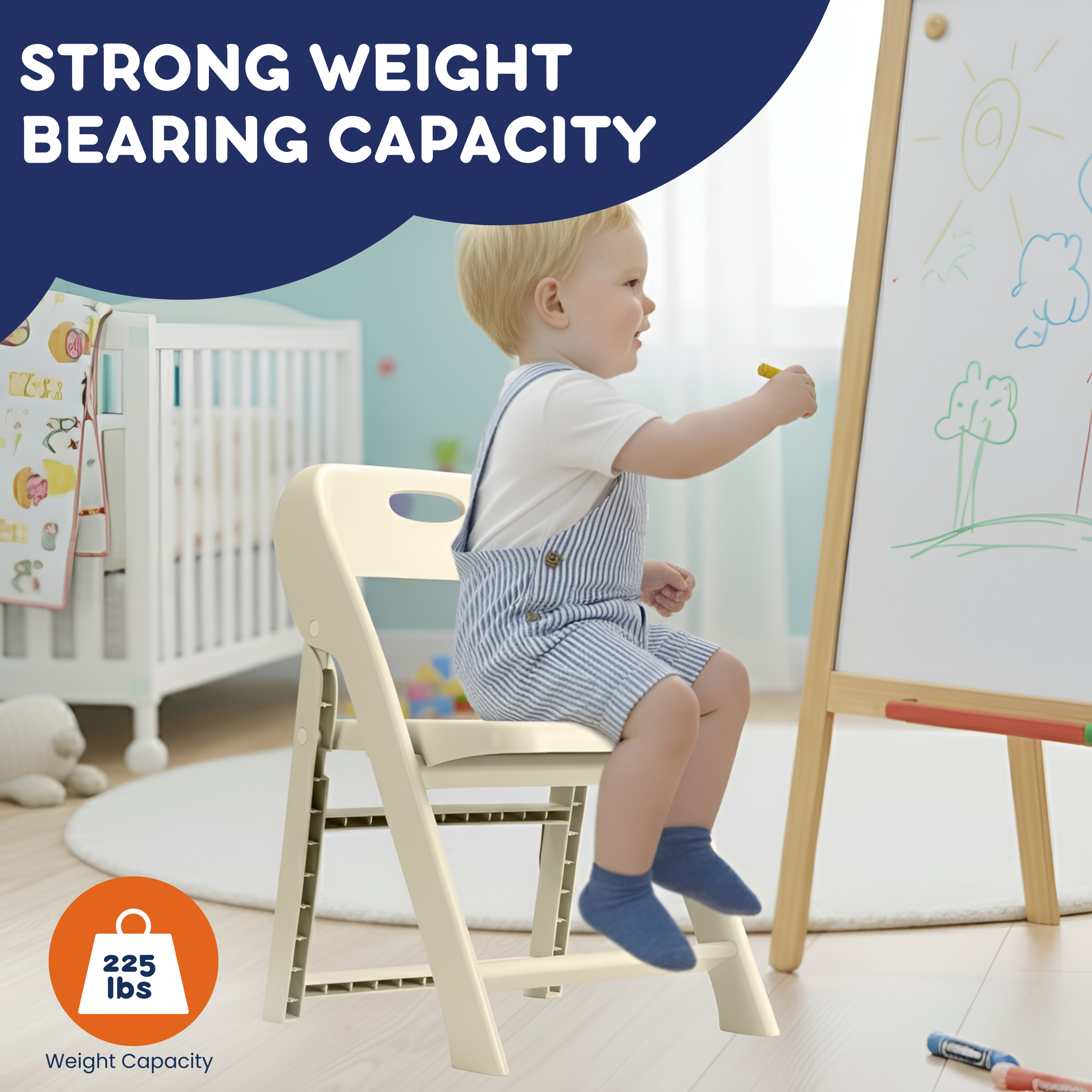Giggle & Play | Kids Folding Chair  (2 Pack)