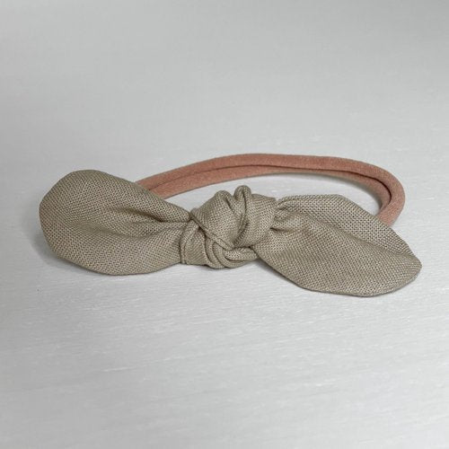 Knotted Hair Bow - Earth