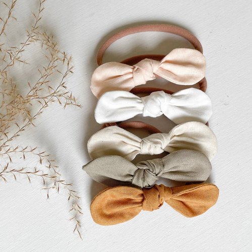Knotted Hair Bow - Earth