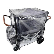 Big Size Rain Cover for Stroller, Mosquito Net for Trolley Cart, 2in1 Big Cover