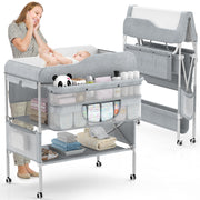 Portable Baby Changing Table, Foldable Changing Table Dresser