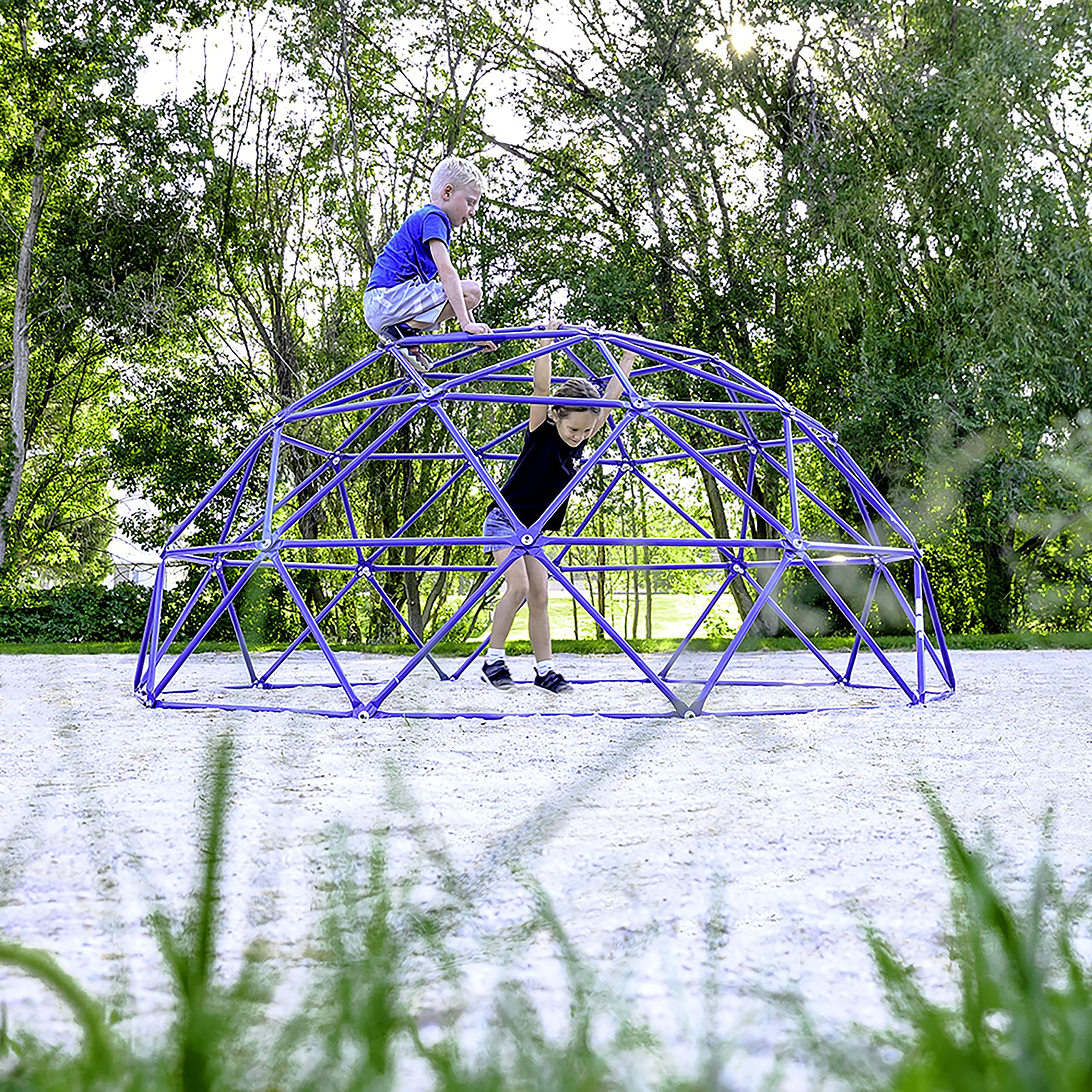 ActivPlay 9’ Geo Dome Climber, APGD9B, Blue