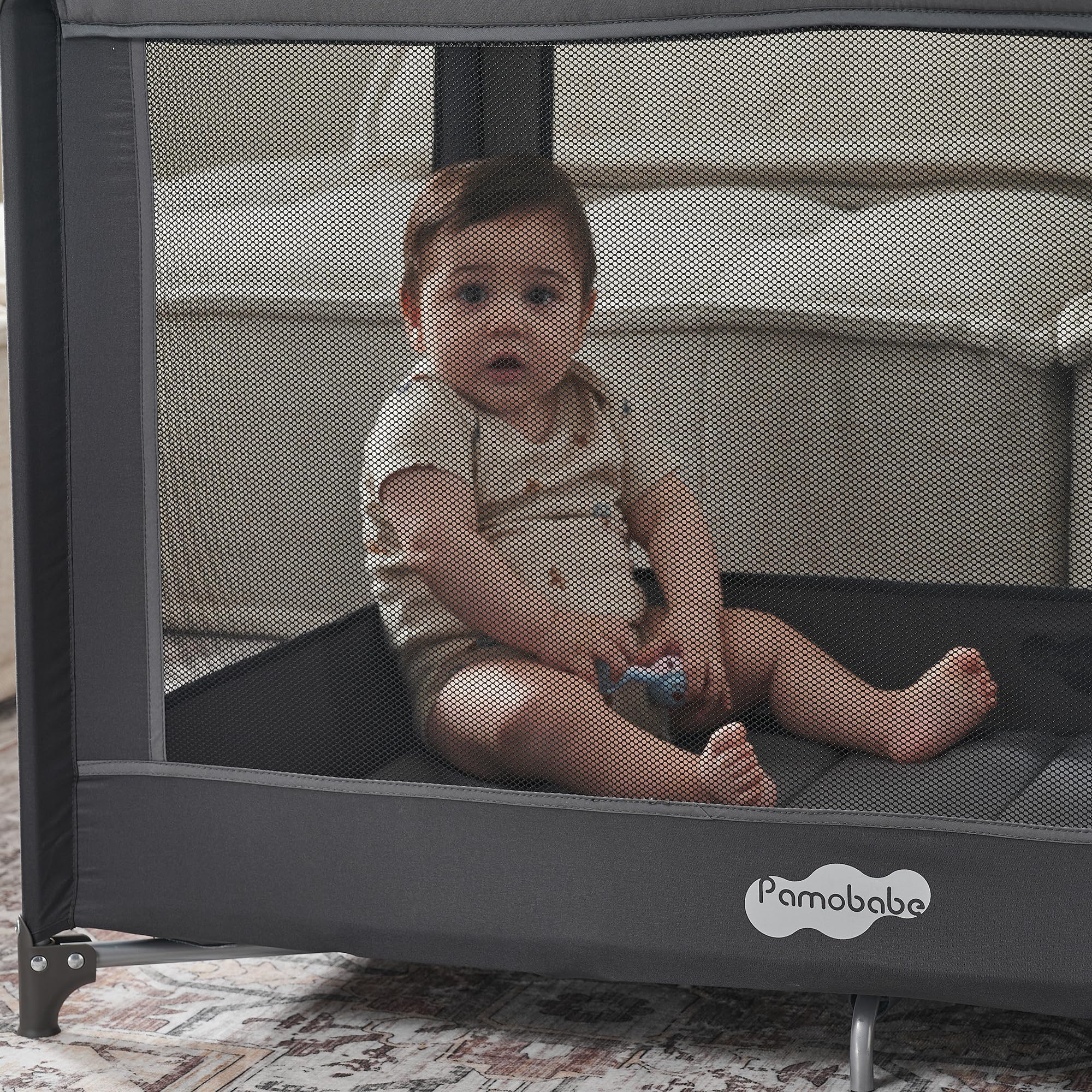 Portable Foldable Baby Playard with Bassinet
