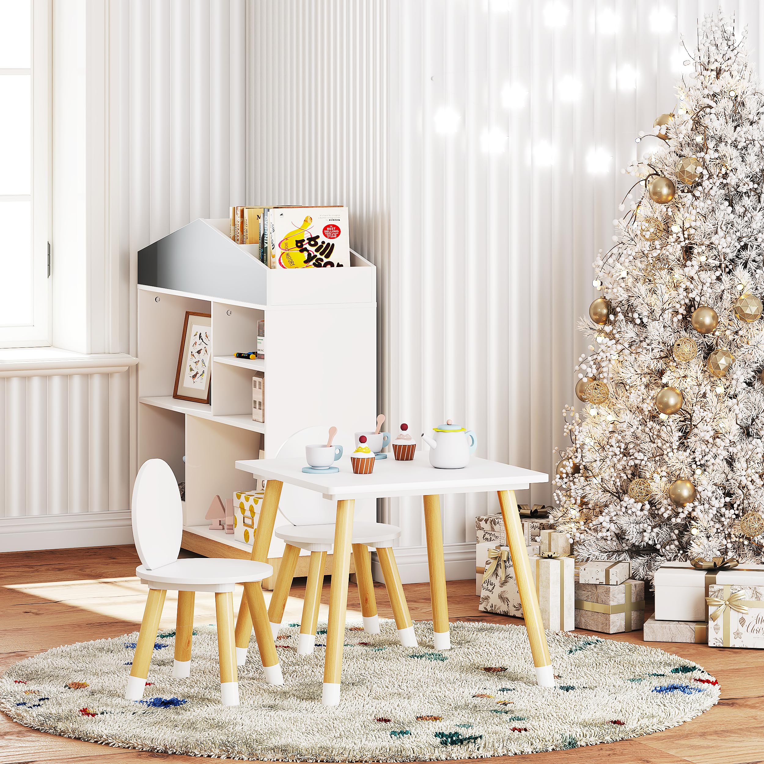 Kids Table and Chairs Set for Toddlers