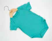 Turquoise | Short Sleeve Bodysuit