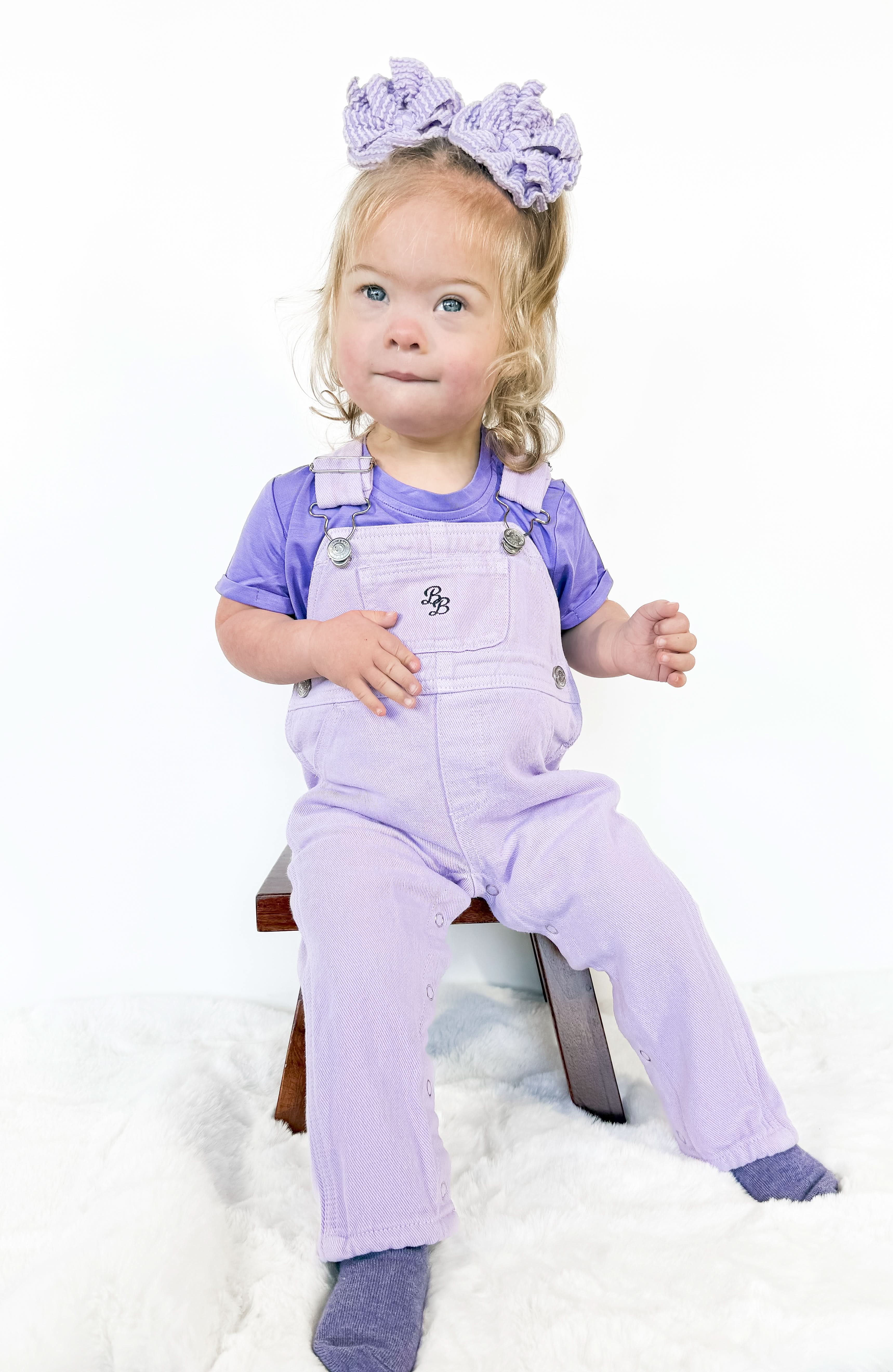 Lilac | Bamboo Lined Denim Overall