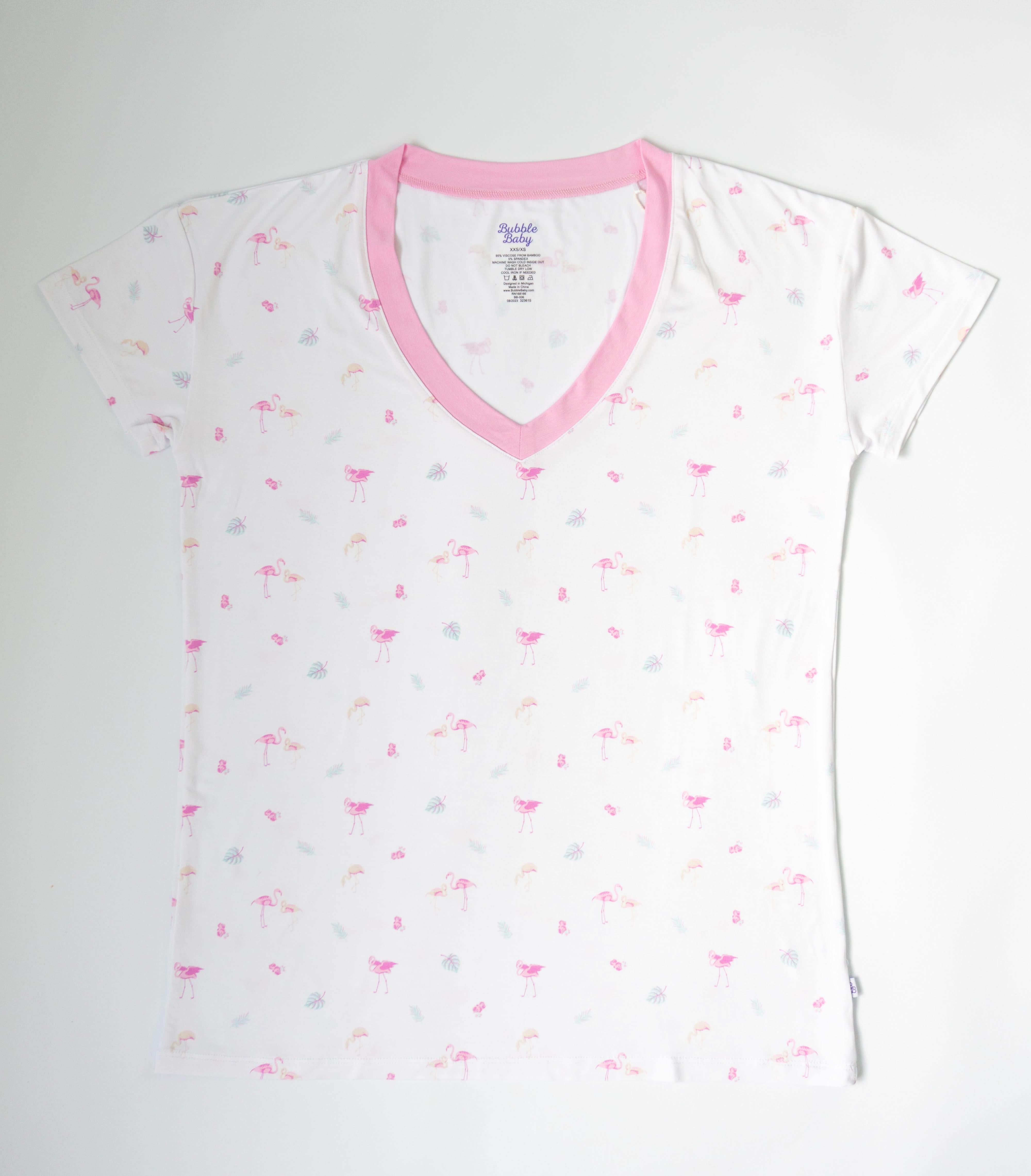 Flamingo | Adult V Neck