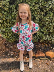 Howdy USA ruffle top set