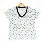 Zebra | Adult V Neck