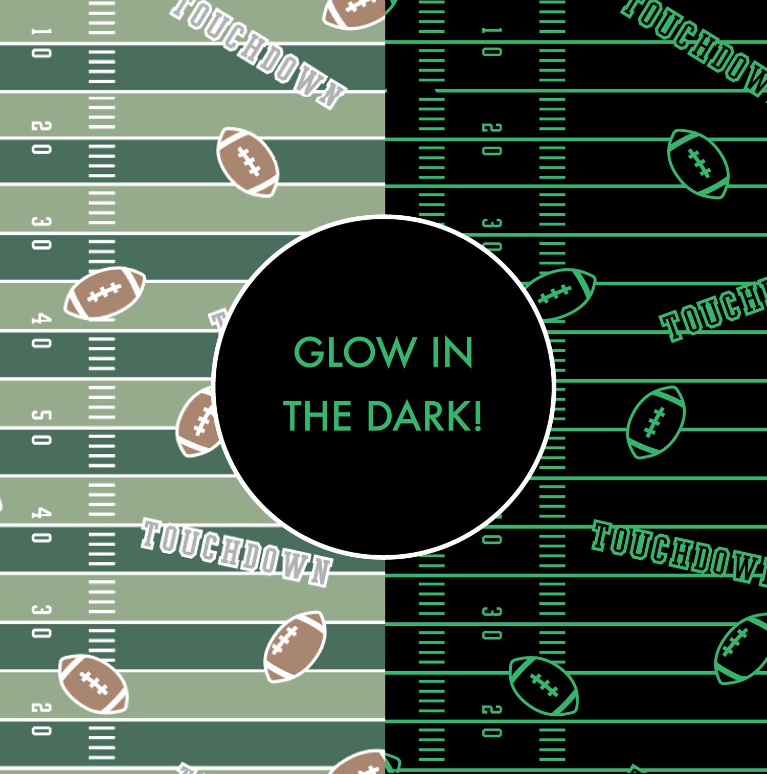 Football Field - Glow in the Dark - Knotted Gown