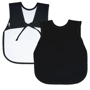 Solid Black Minimalist Bapron