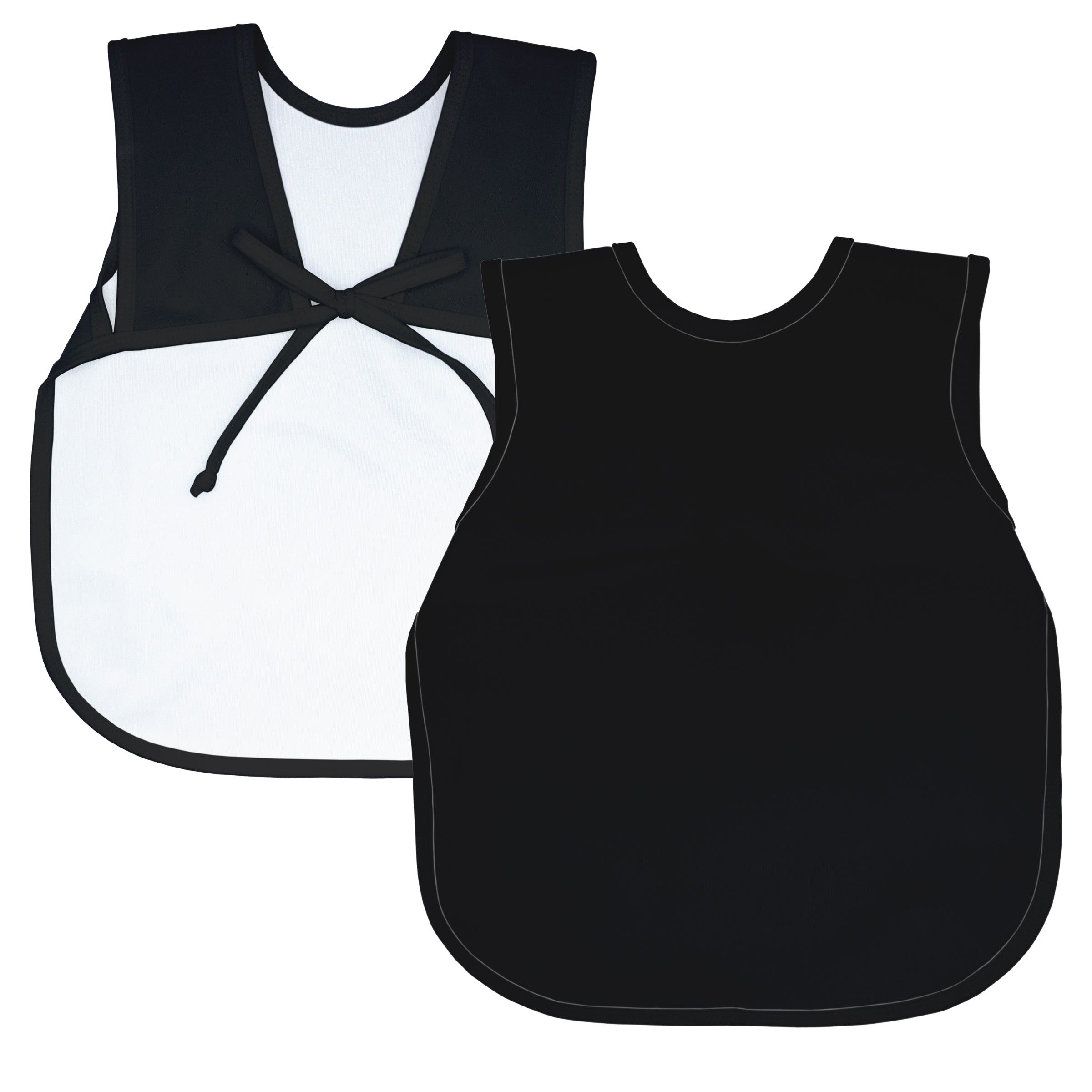 Solid Black Minimalist Bapron