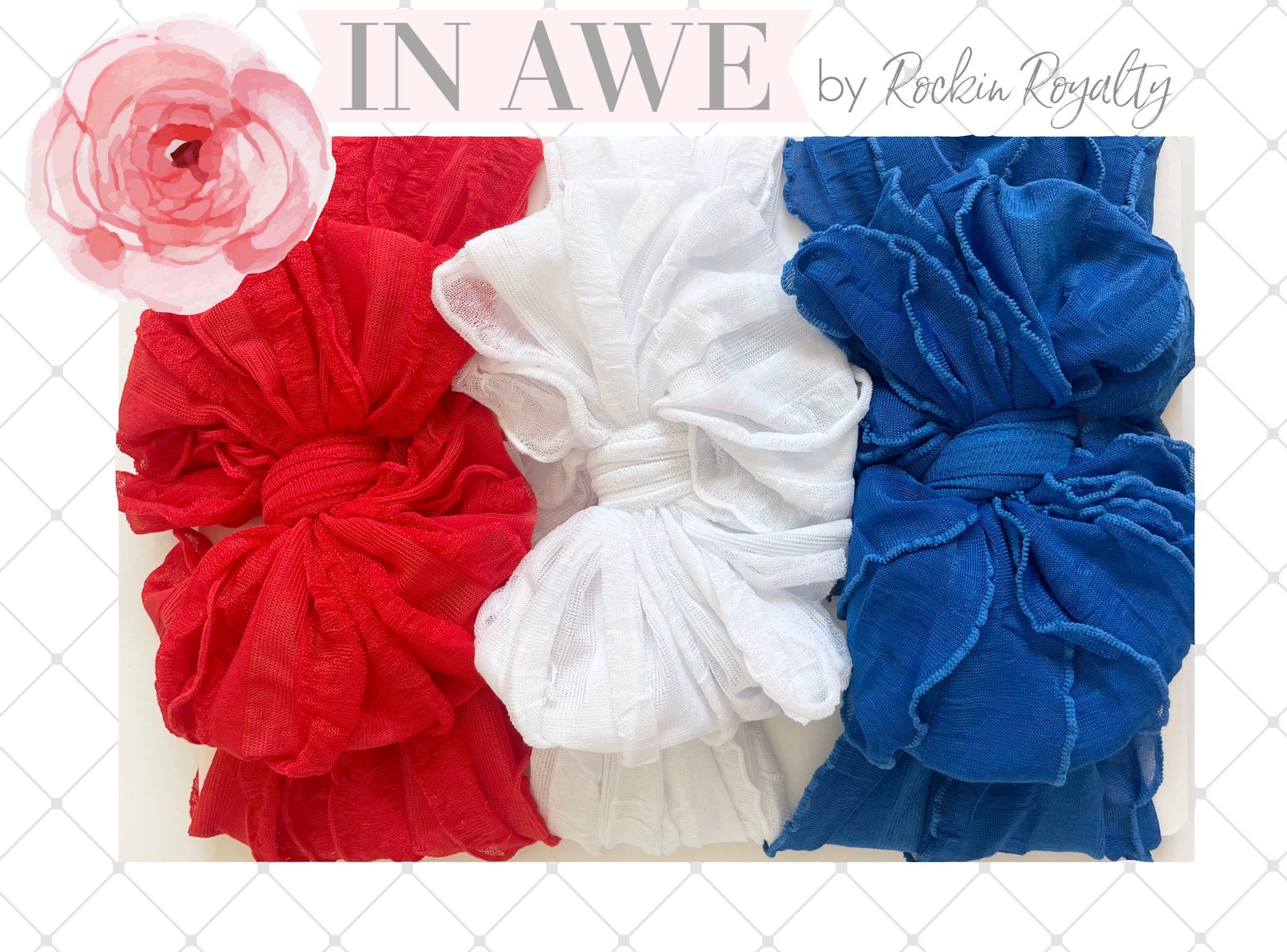 America Headband 3 pack set