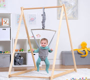 Tulip | Foldable Baby Bouncer - Gray