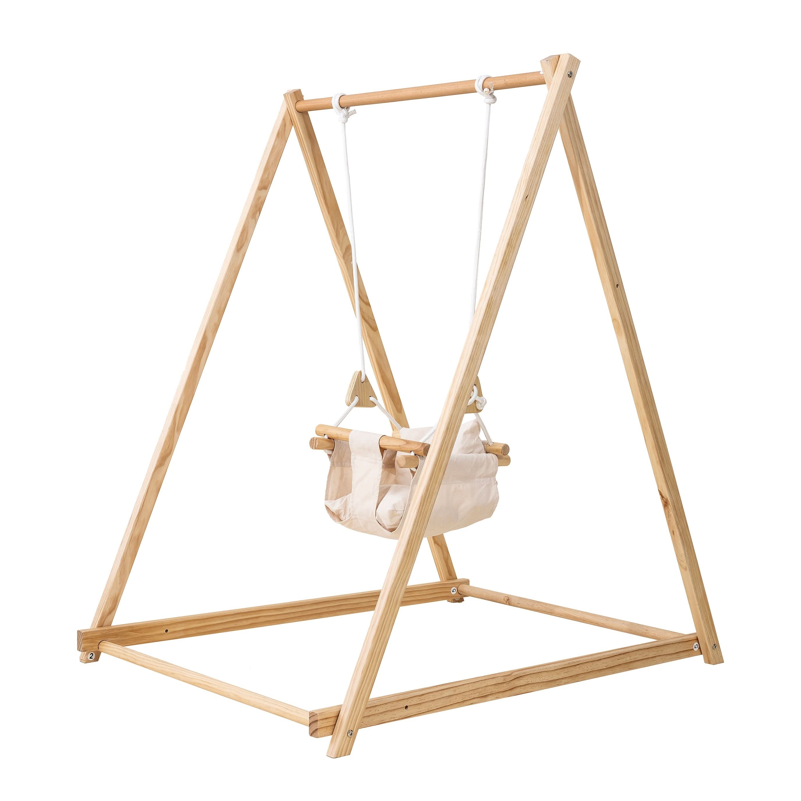 Spruce | Foldable Baby Swing - Gray