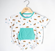 Bengal | Short Sleeve Bubble Romper