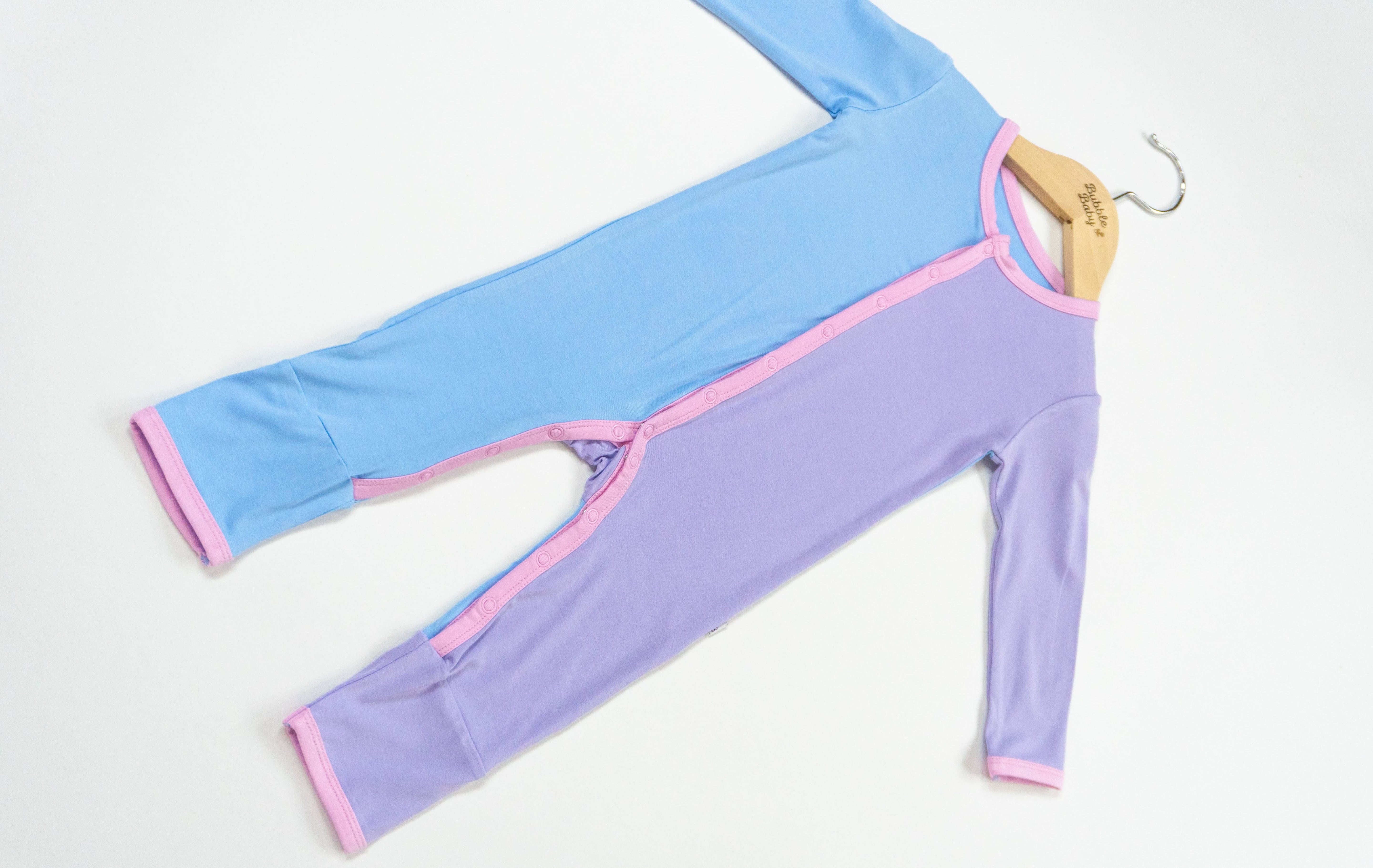 Sky / Lilac / Petal Colorblock | Snap Romper