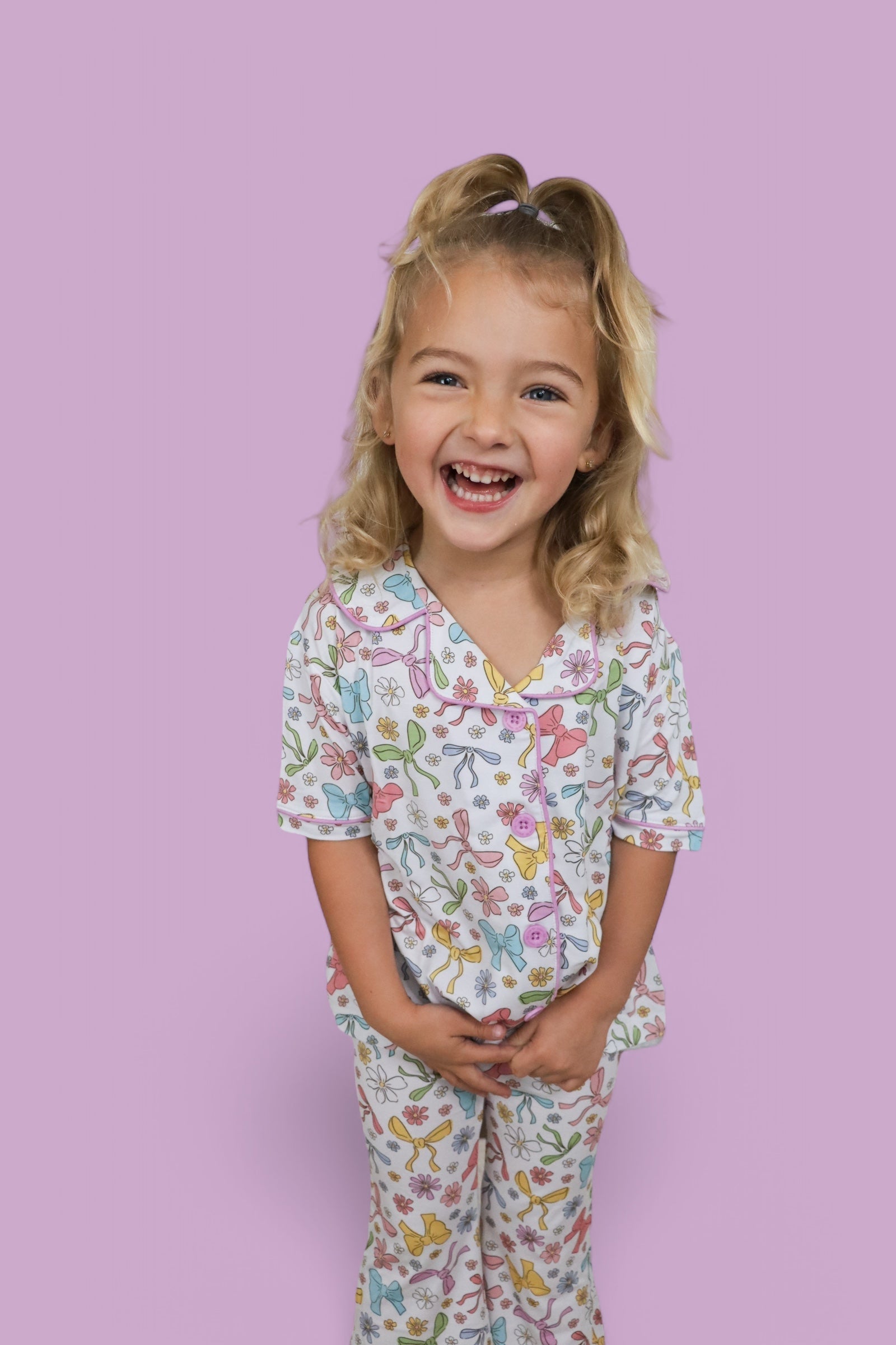 BOW GARDEN DREAM GIRL'S FLARE SET