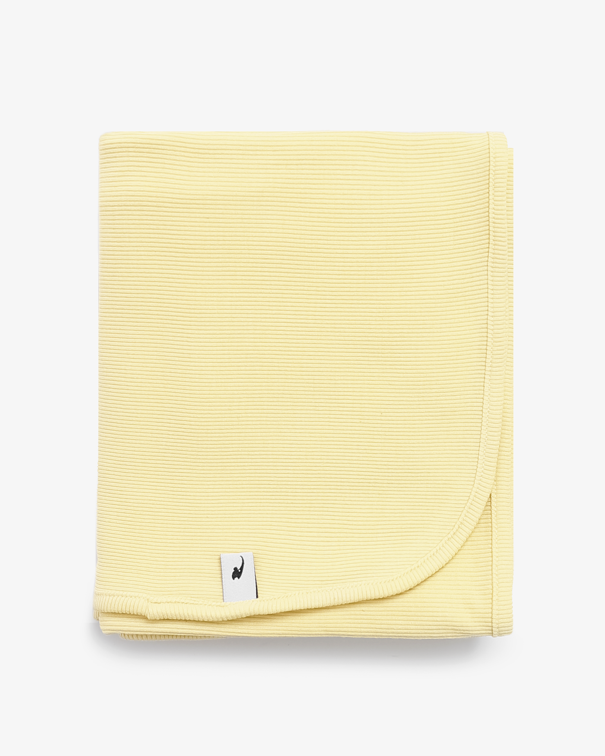 Lemon Ribbed Stretchy Swaddle