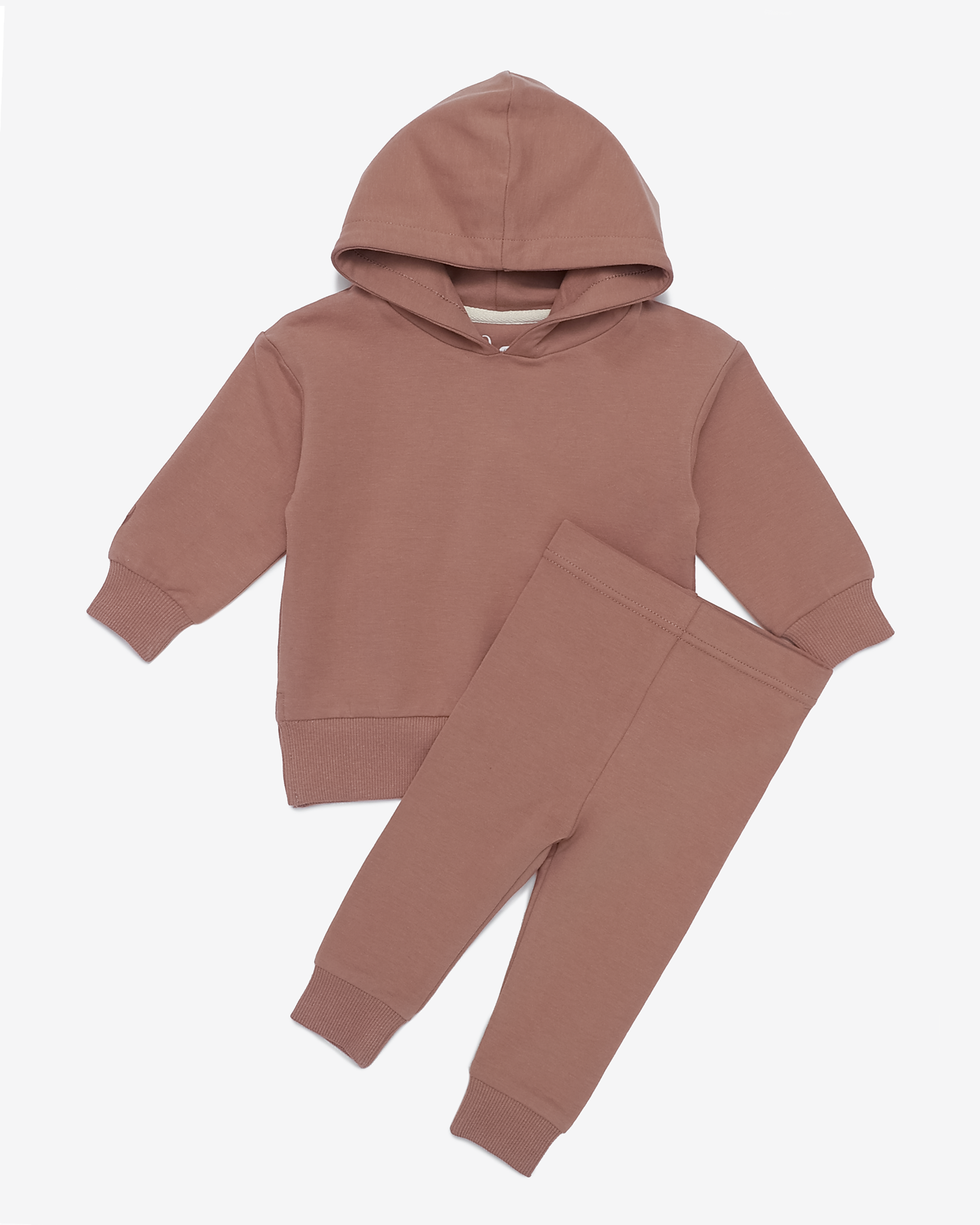 Camel Hoodie Two-Piece Set