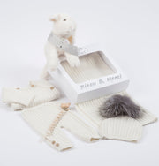 MAILLE LOVE | Baby Cream Knit Gift Set (5)