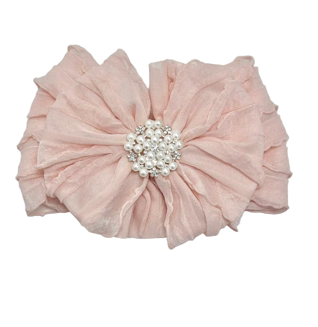 Pearl Ruffled Headband