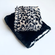 Black Cheetah | Burp Cloth Set