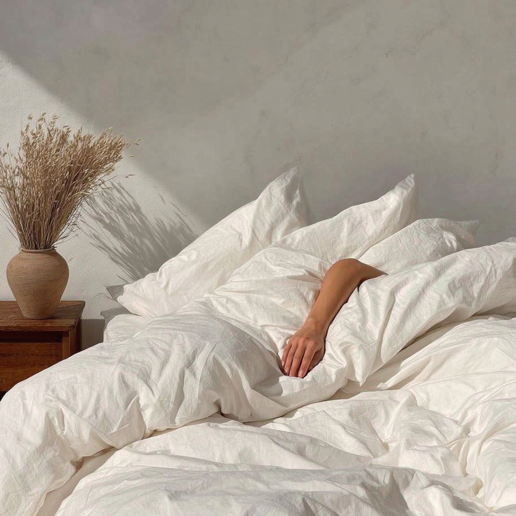 Organic Cotton Sateen Duvet Cover